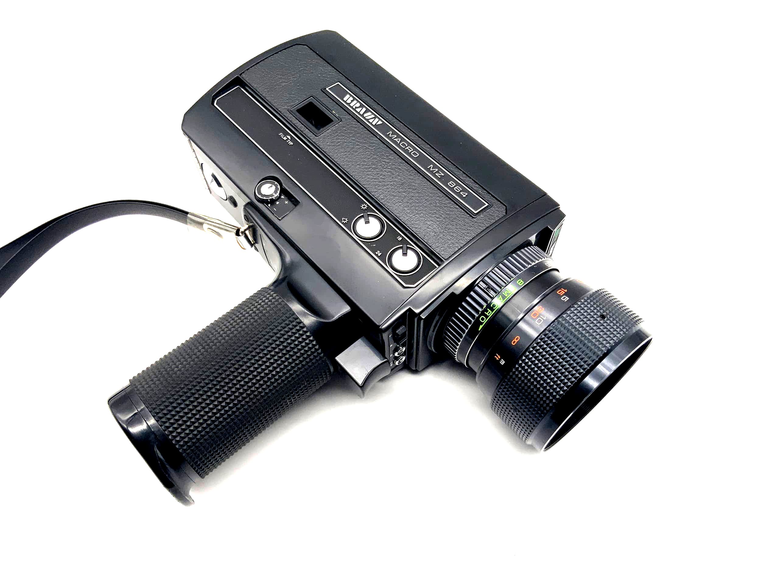 Braun MZ 864 Filmkamera Macro Stellar Zoom 1.7 8-64 Super 8 Kamera movie camera