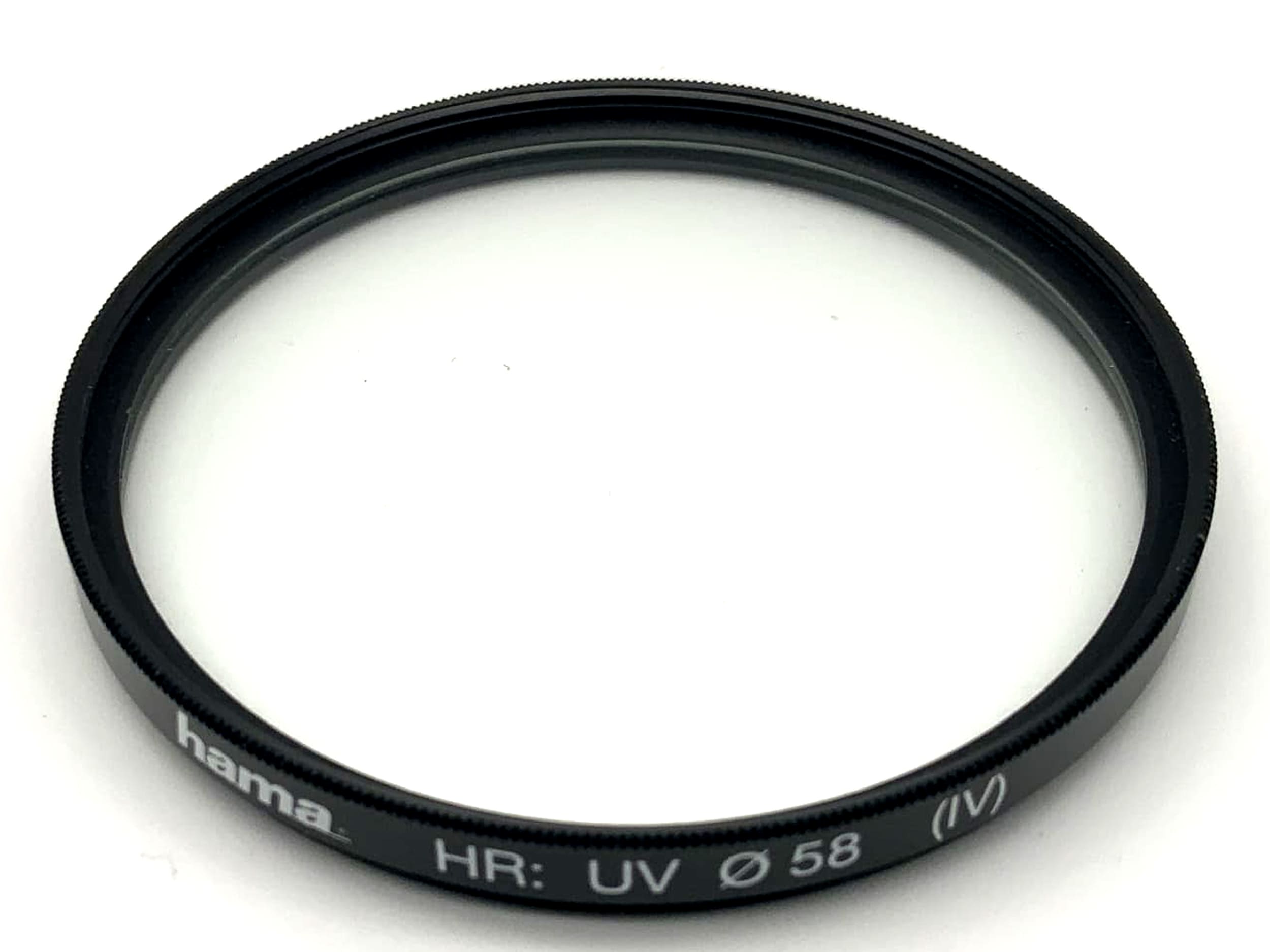 Hama UV-Filter 58mm Filter HR: (IV) Kreisförmig Filtergewinde