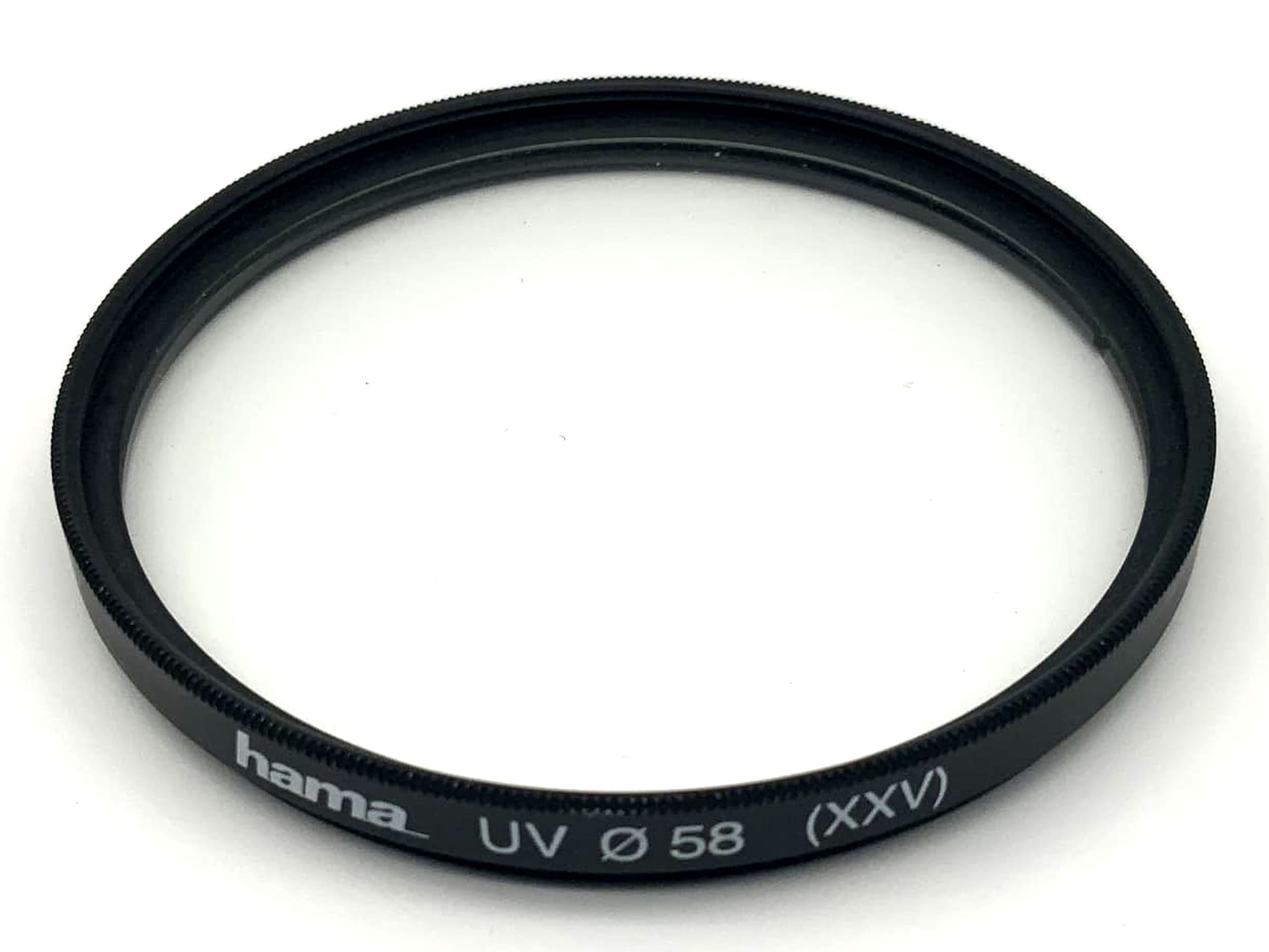 Hama UV-Filter 58mm Filter (XXV) Kreisförmig Filtergewinde