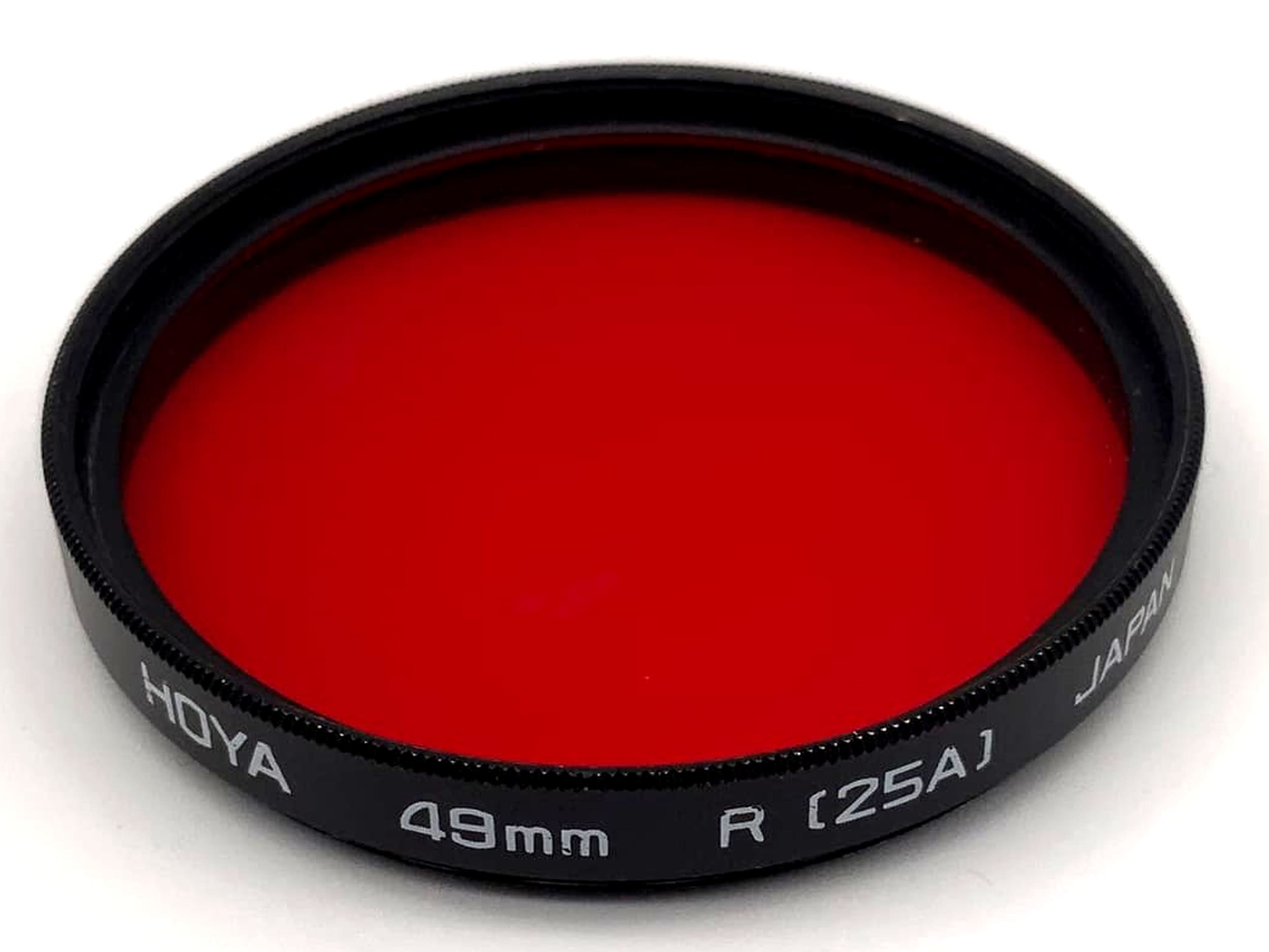 Hoya Farbfilter 49mm Filter Rot R (25A) Kreisförmig Filtergewinde