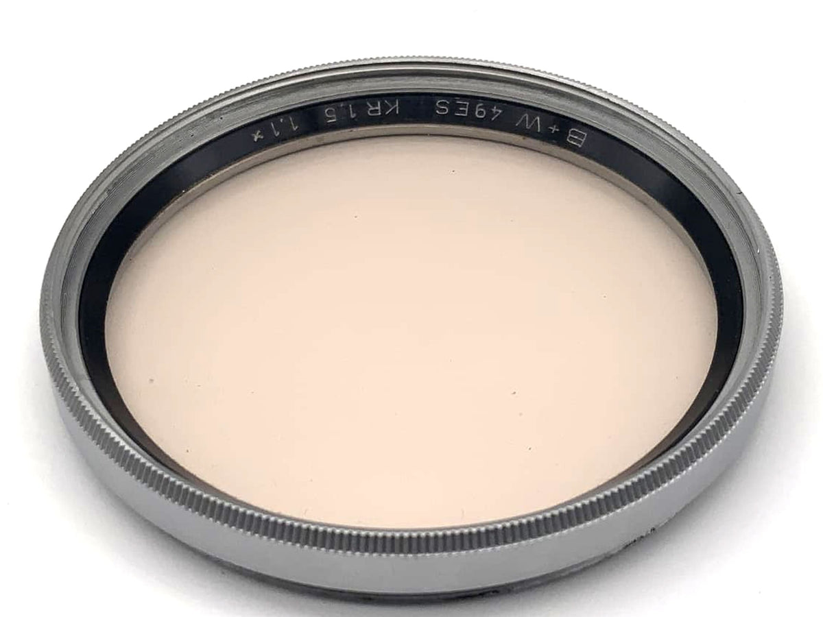 B+W Korrektur 49mm Filter KR 1,5 1,1x silber Kreisförmig Filtergewinde