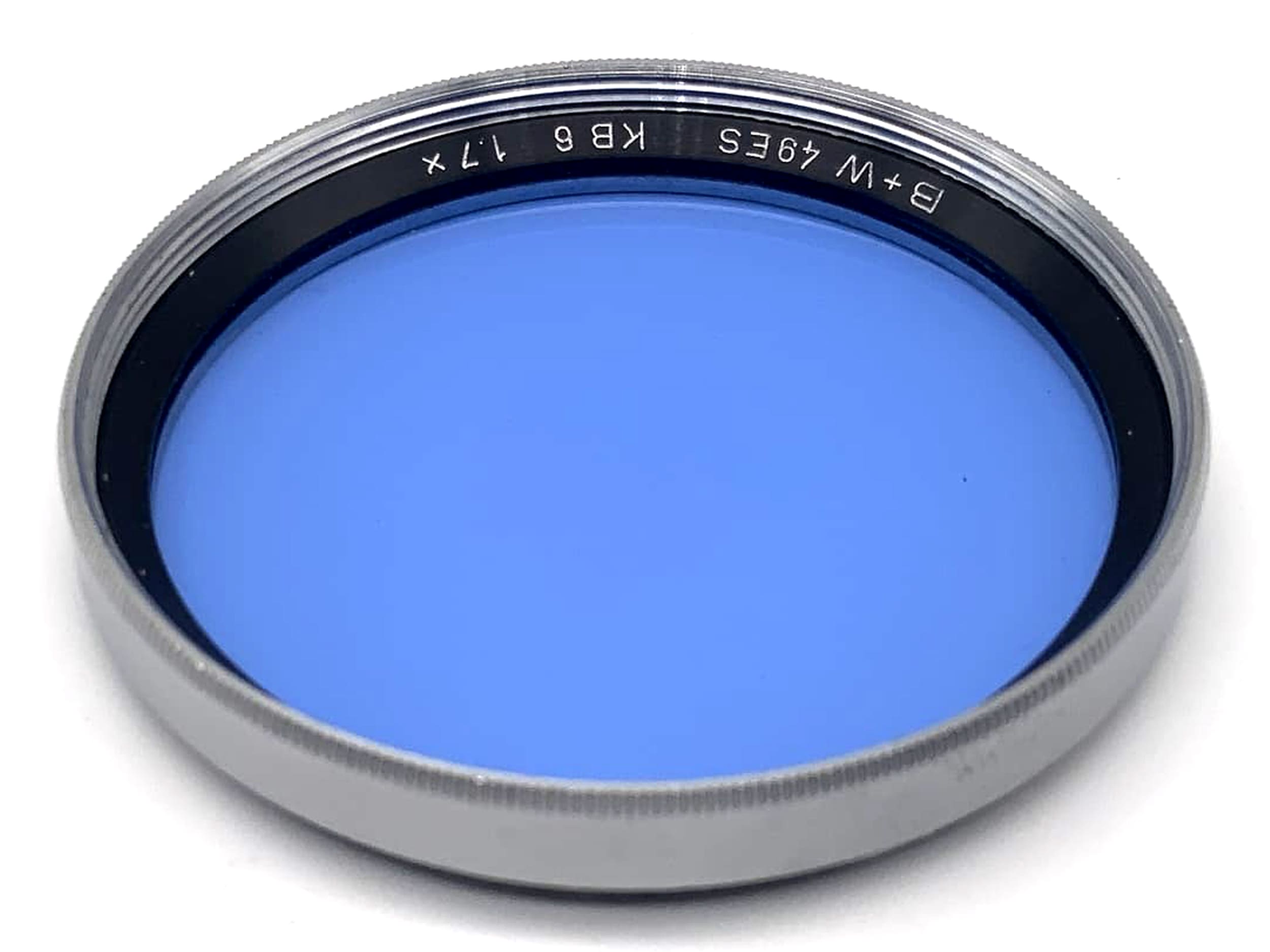 B+W Color Filter 49mm Filter Blue KB 6 1.7x Circular Filter Thread