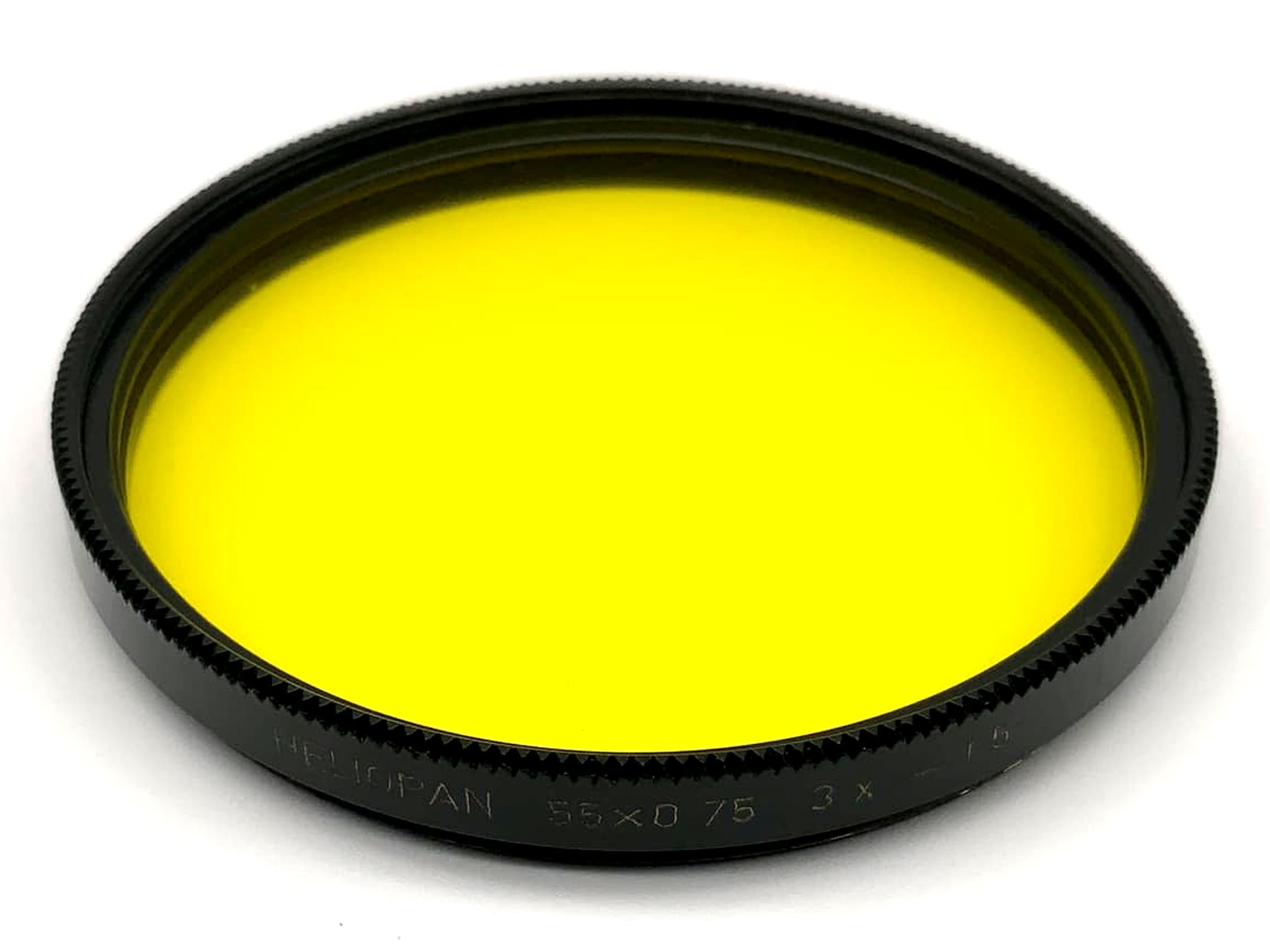 Heliopan Farbfilter 55mm Filter Gelb 55x0,75 3x -1,5 Kreisförmig Filtergewinde