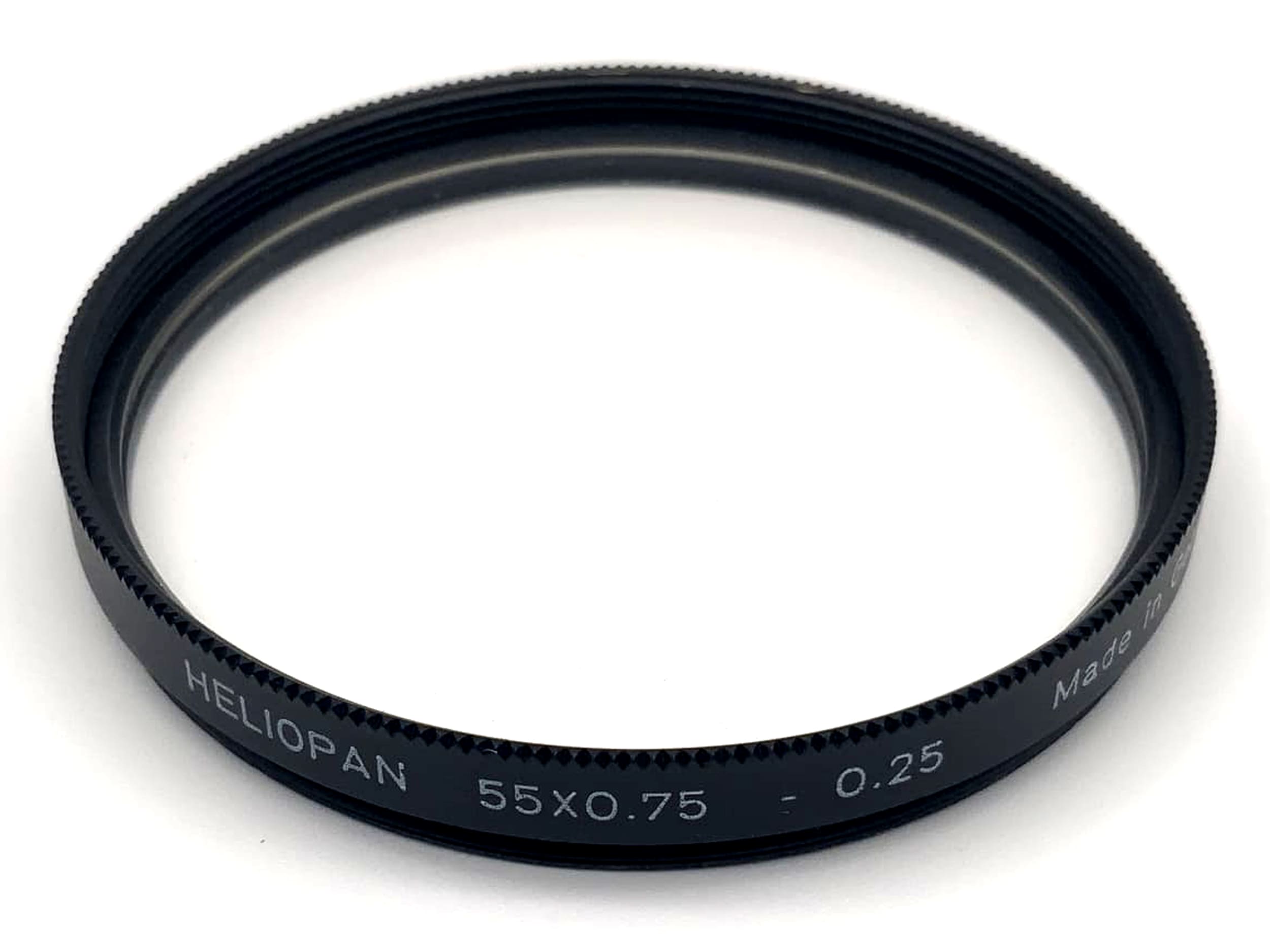 Heliopan Weitwinkel 55mm Filter 55x0,75 -0,25 Kreisförmig Filtergewinde