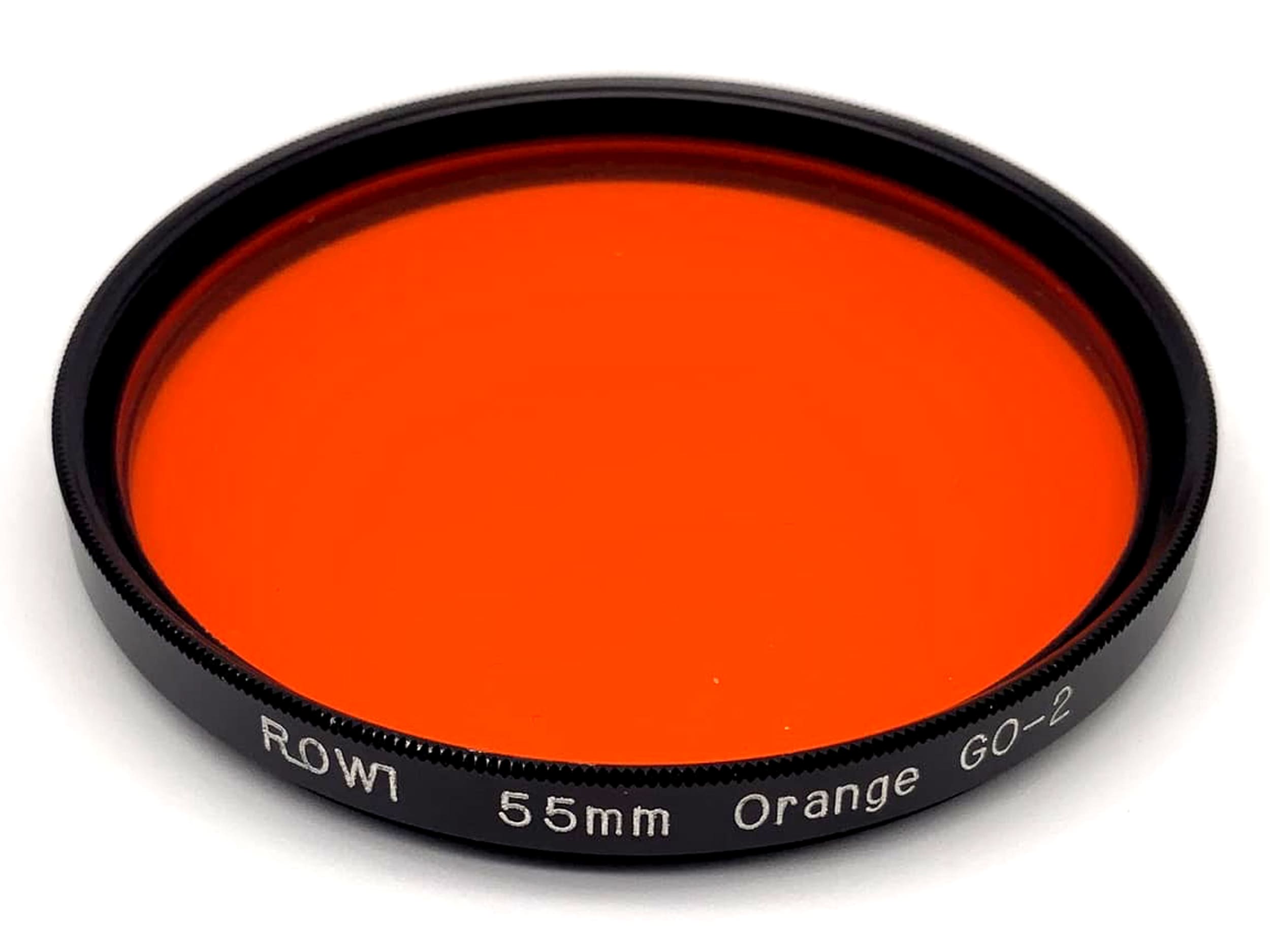 Rowi Farbfilter 55mm Filter Orange GO-2 Kreisförmig Filtergewinde