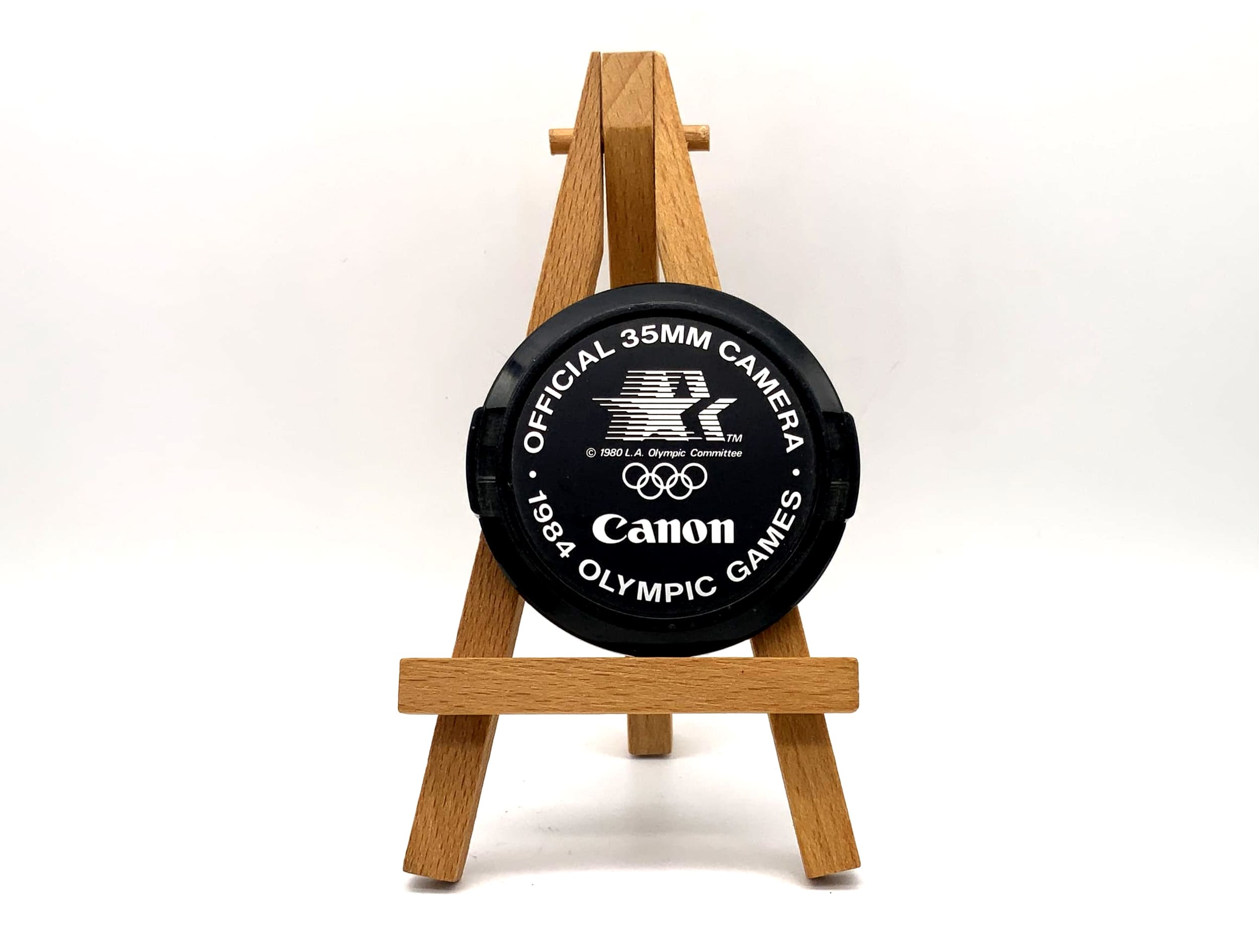 Canon 52mm lens front cap, Olympic Games 1984 C-52 lens cap