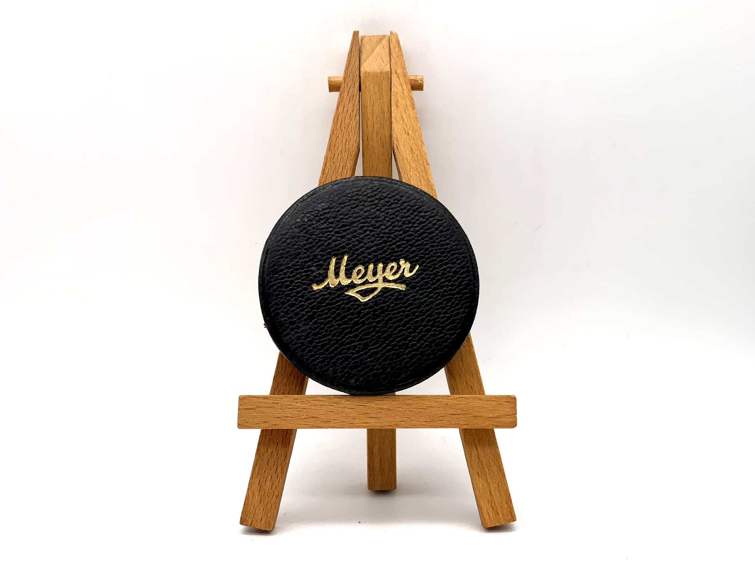 Meyer Optik Objektivfrontdeckel 46mm Slip On Leder Objektivdeckel Kappe lens cap