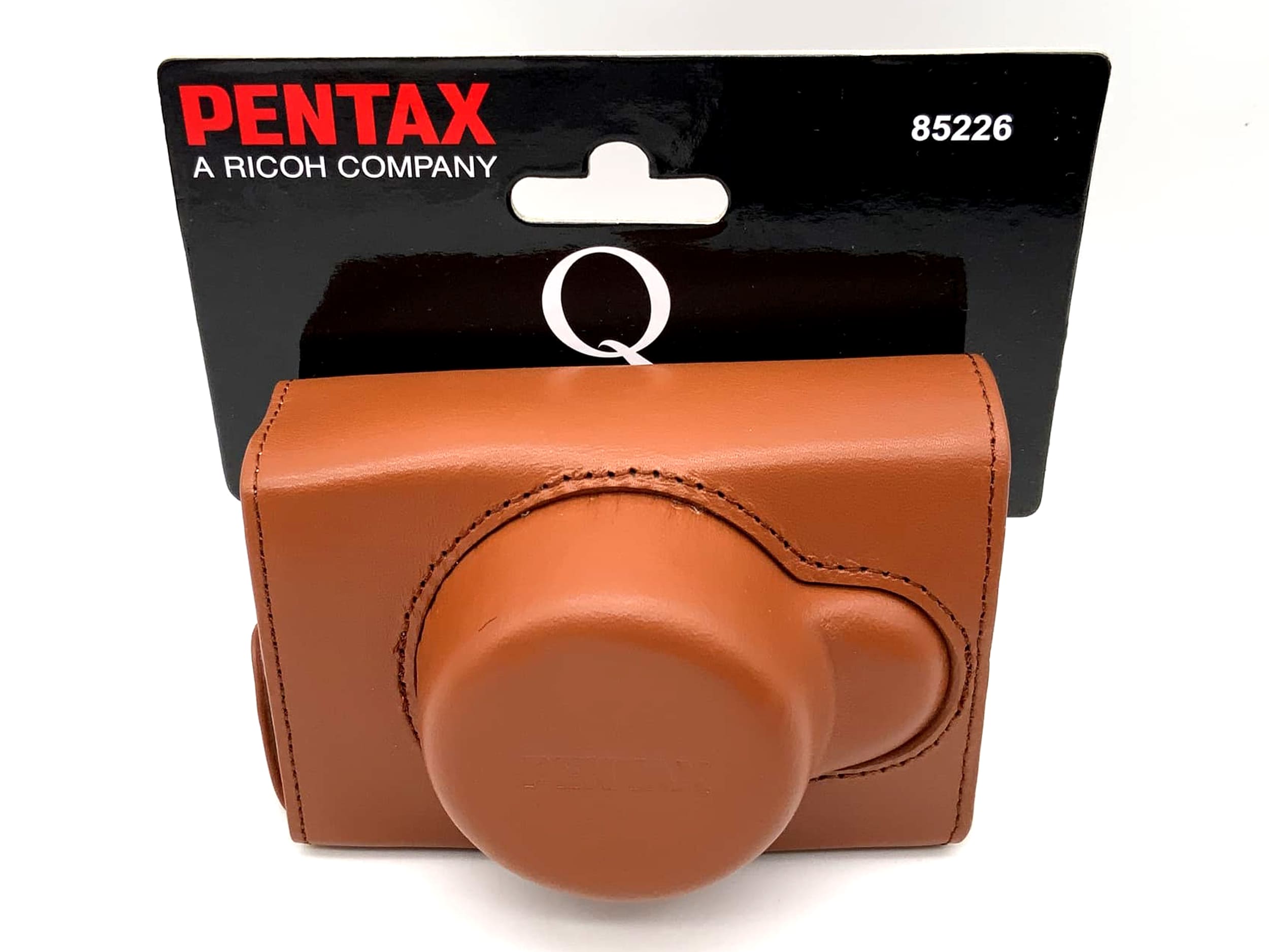Pentax Bereitschaftstasche Q Vintage Leather Case braun 85226