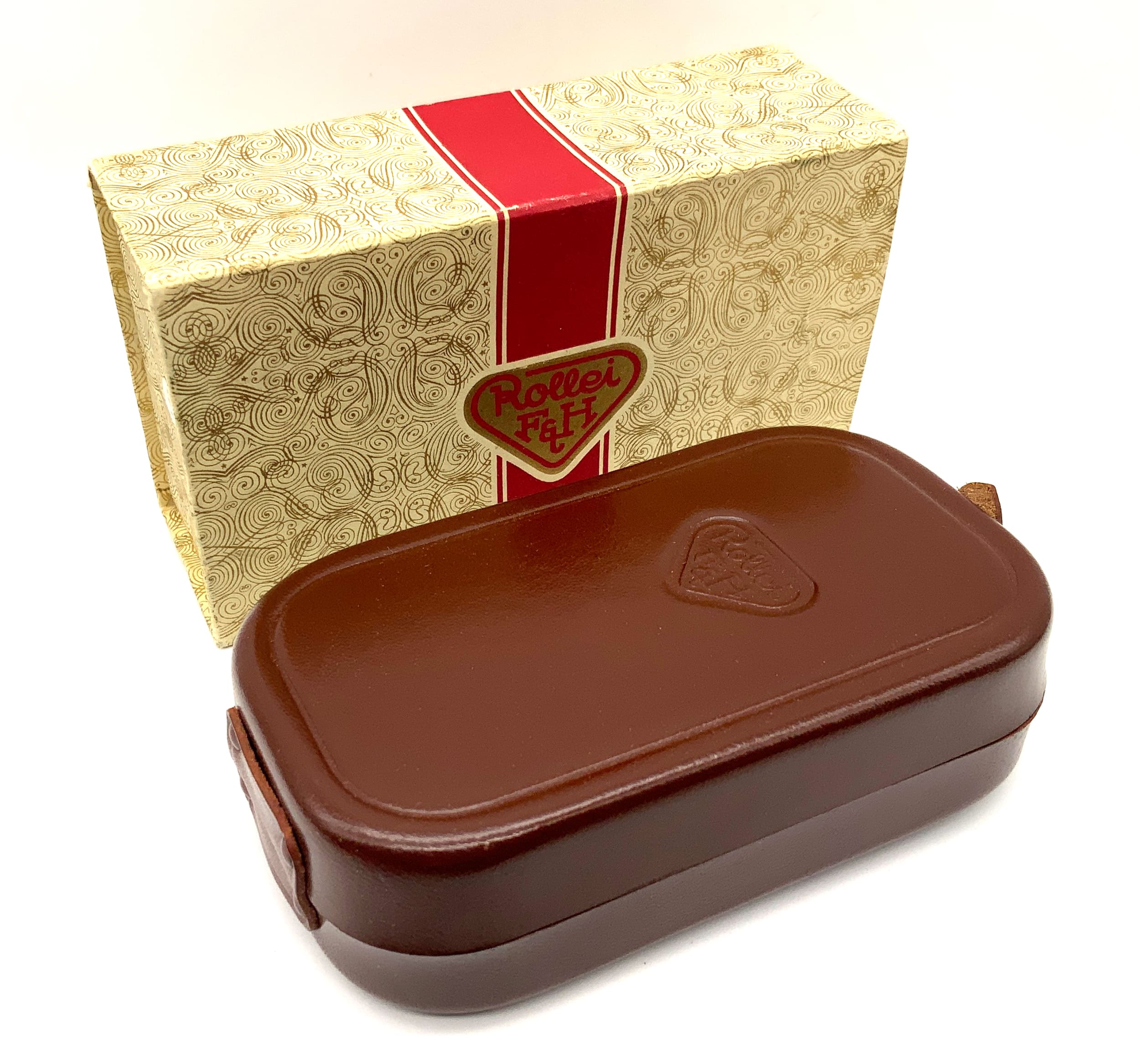 Rollei Filtertasche braun für Blende und 2 Filter Bajonett III / Bay 3