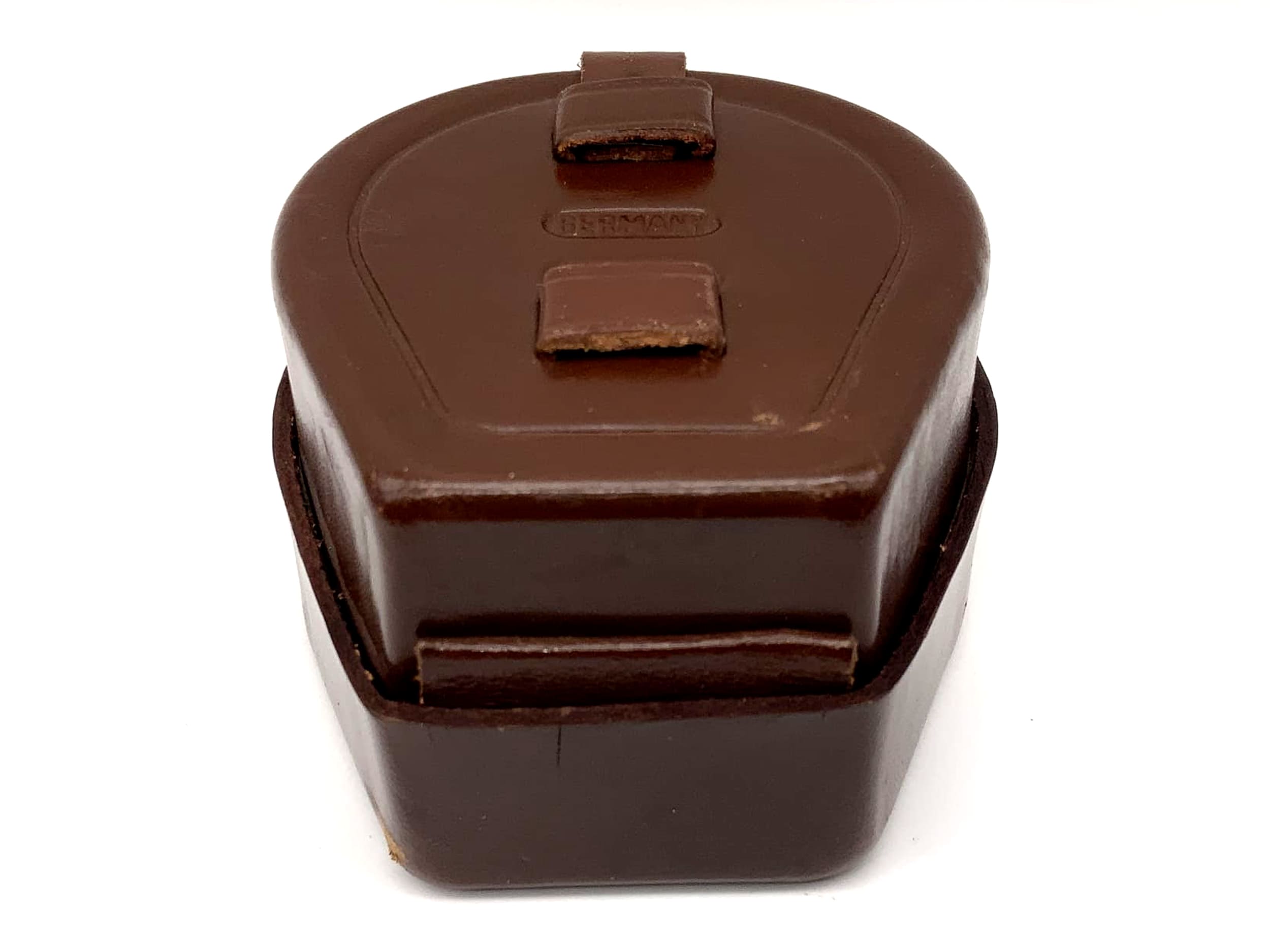 Voigtländer Ledertasche 90/099 braun Etui für Blende und Filter Lederköcher