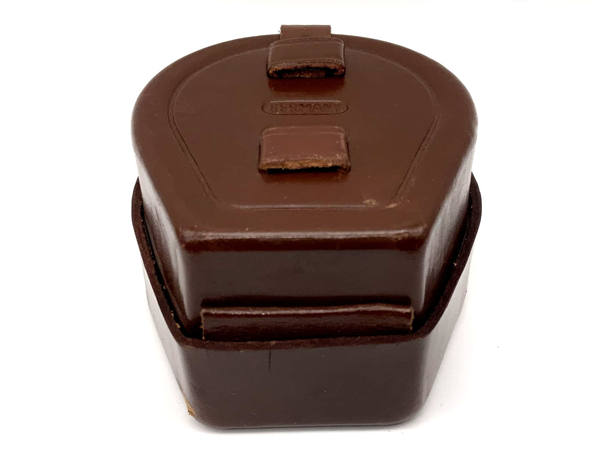 Voigtländer leather case 90/099 brown case for aperture and filter leather pouch
