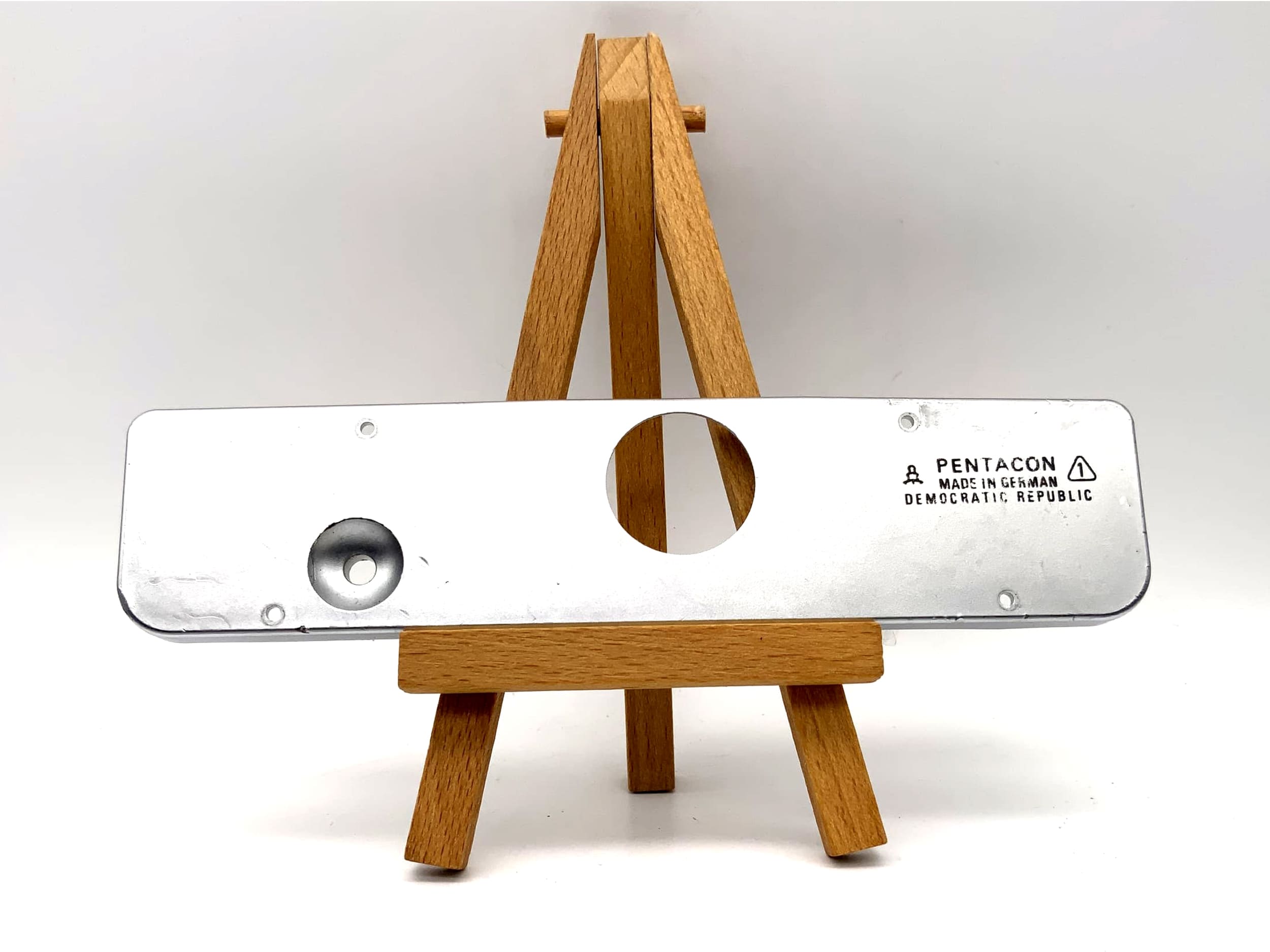 Pentacon Base Plate Praktica MTL 3 Silver Replacement Part