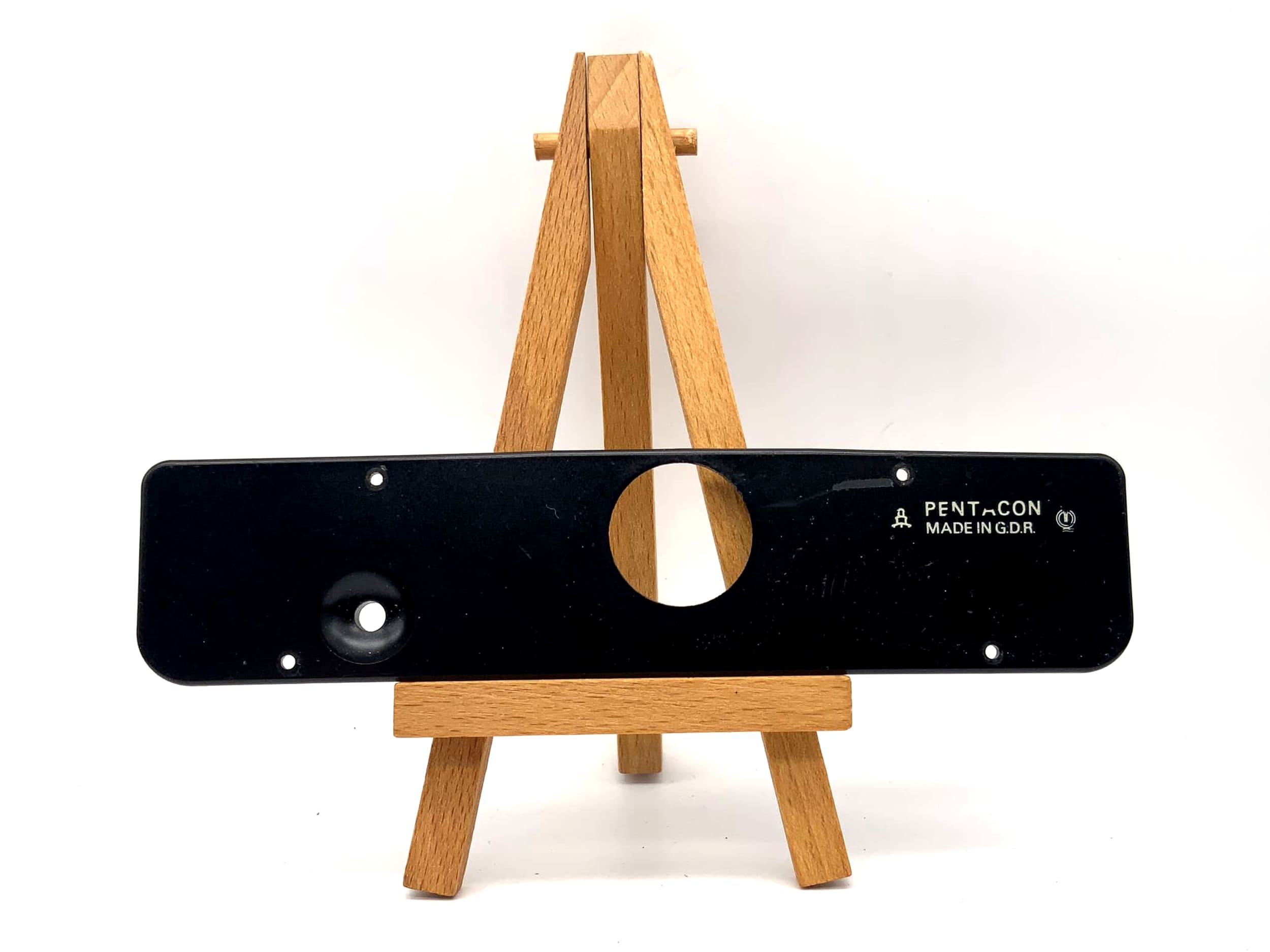 Plaque de base Pentacon Praktica LTL Pièce de rechange noire