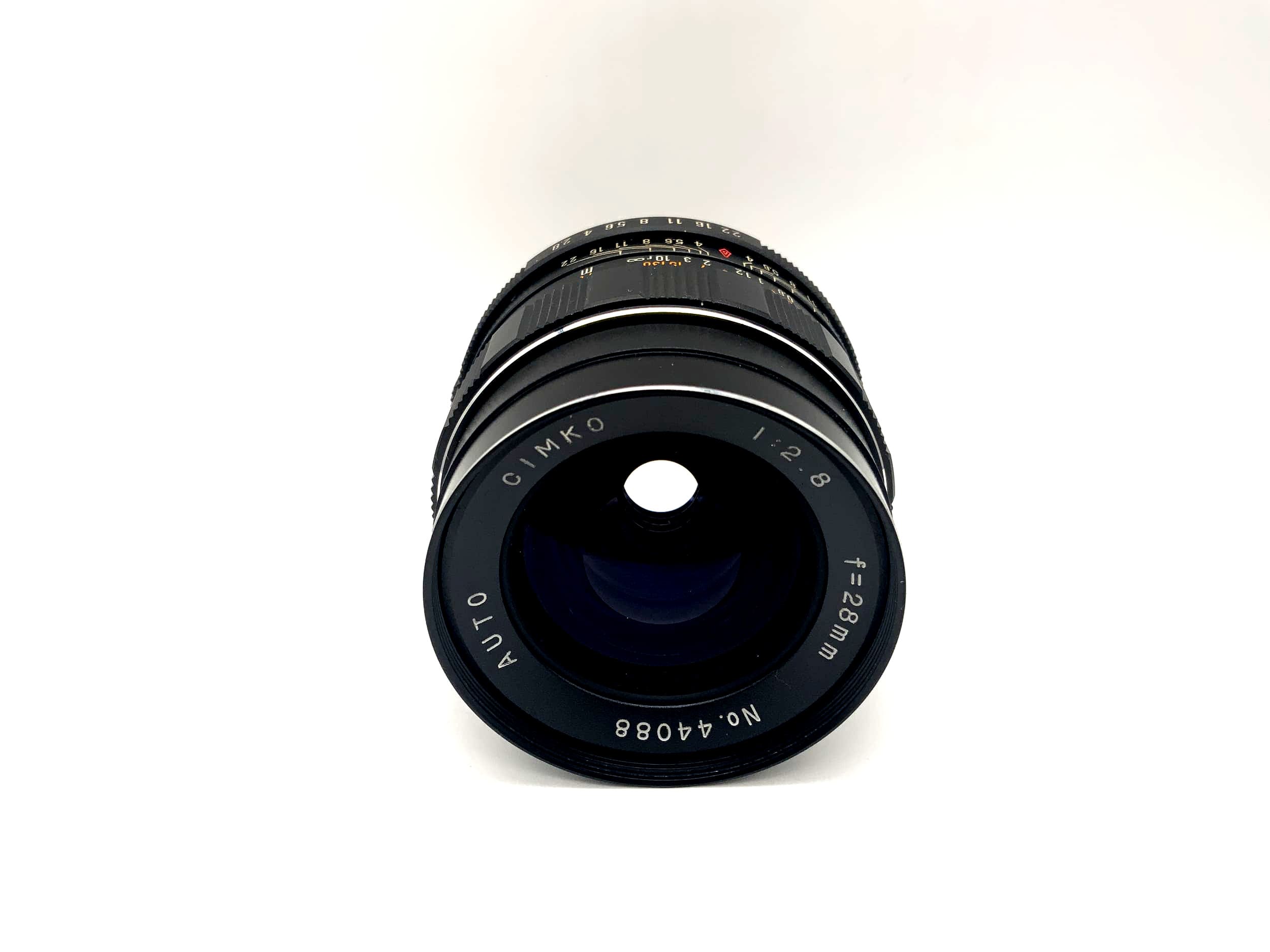 Cimko 28mm 1:2.8 Objektiv Auto Kamera Camera Lens (M42)