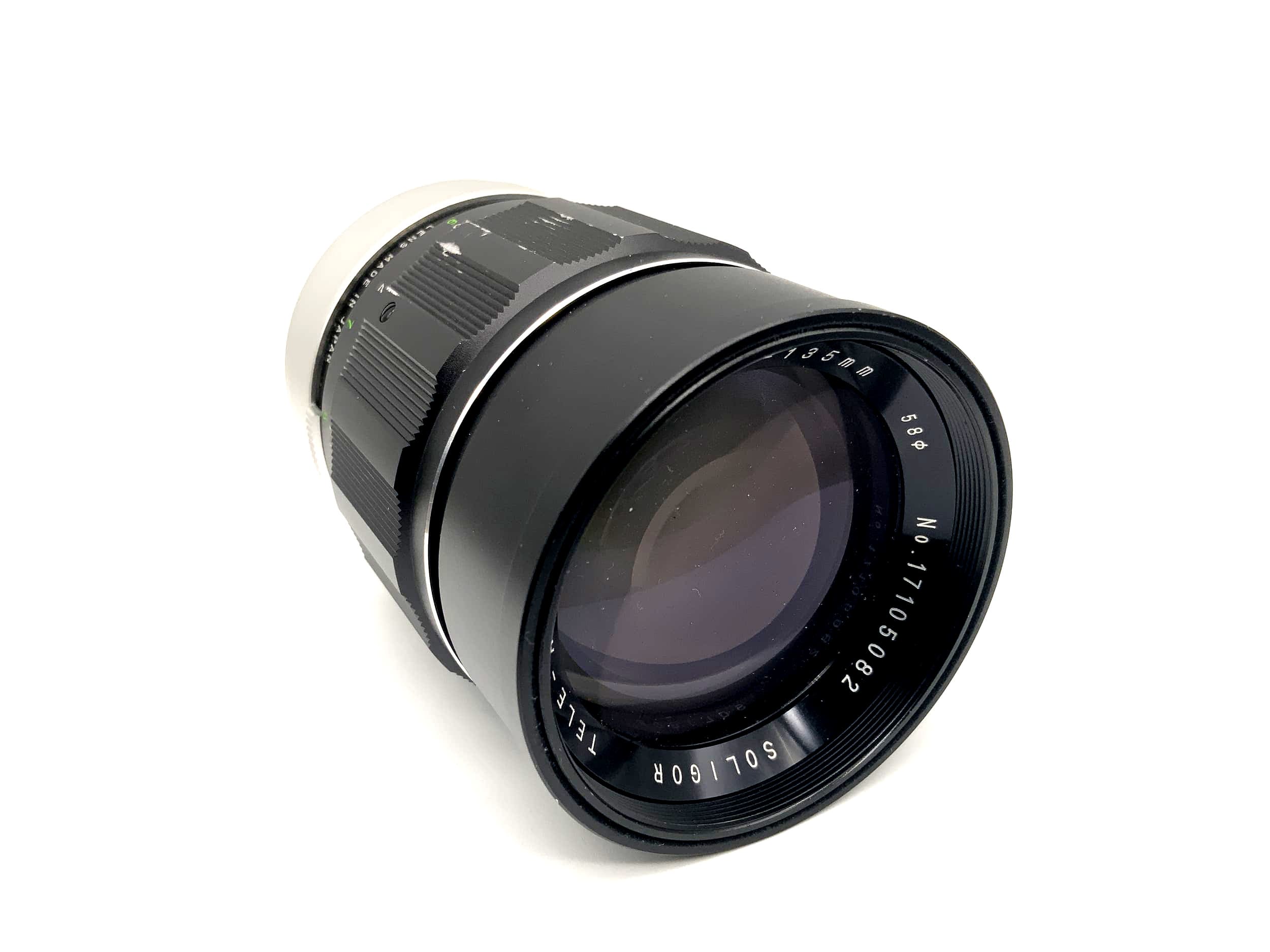 Soligor 135mm 1:2.8 Objektiv Tele Auto Kamera Camera Lens (Konica AR)