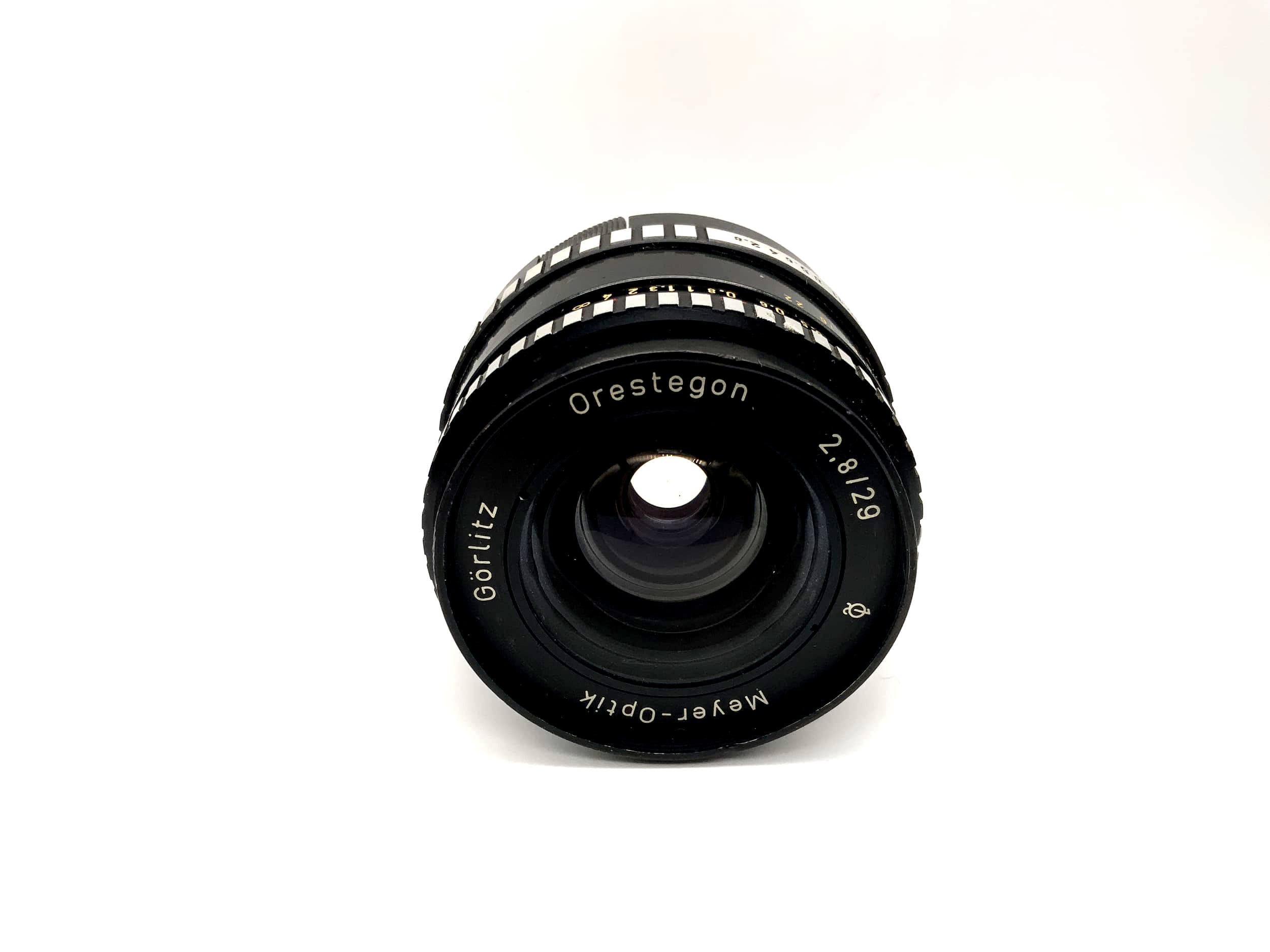 Meyer Optik Görlitz 29mm 1:2.8 Objektiv Orestegon Zebra Kamera Camera Lens (M42)