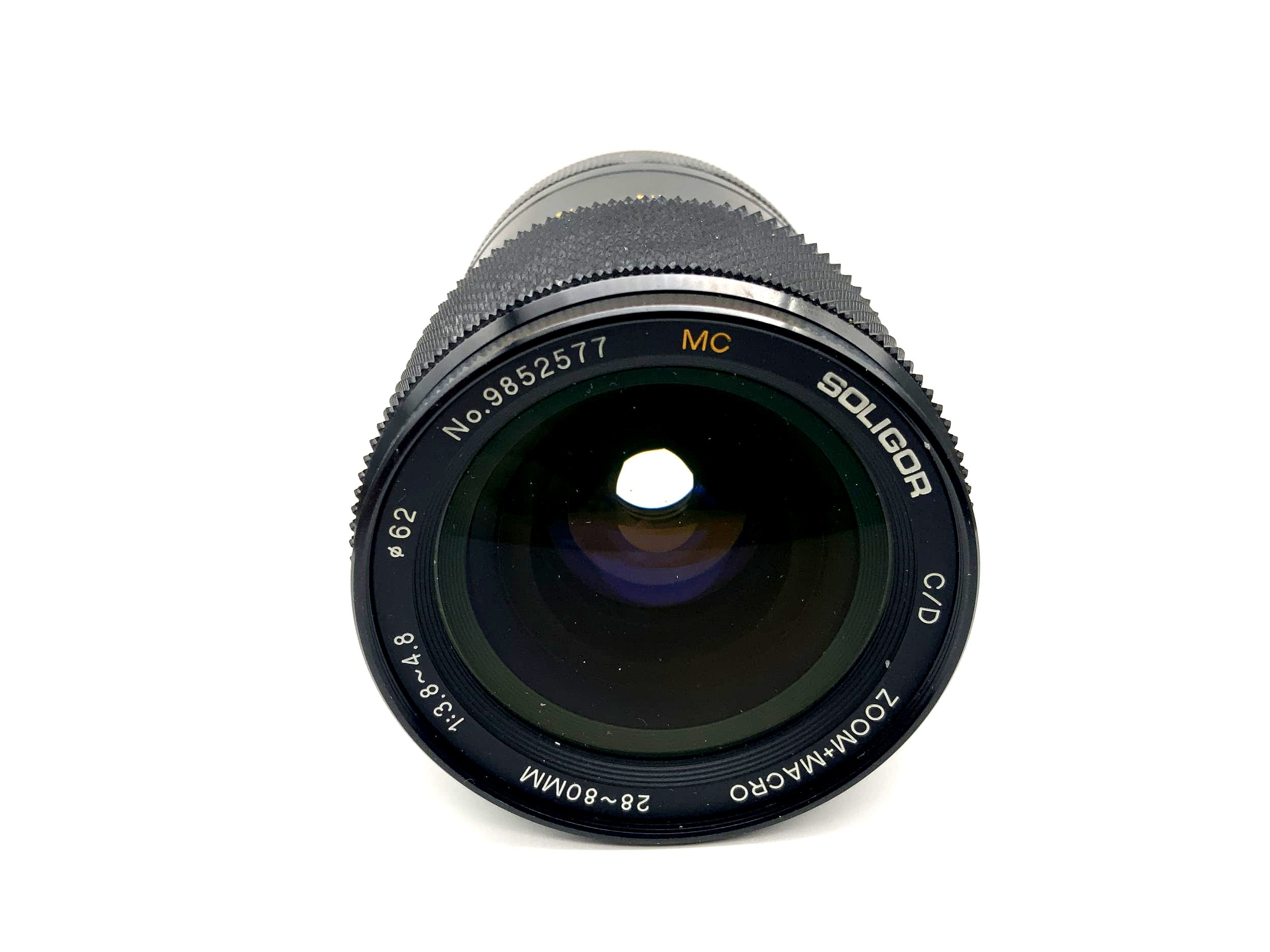 Soligor 28-80mm 1:3.8-4.8 Objektiv MC C/D Zoom+Macro Kamera Lens (Canon FD)