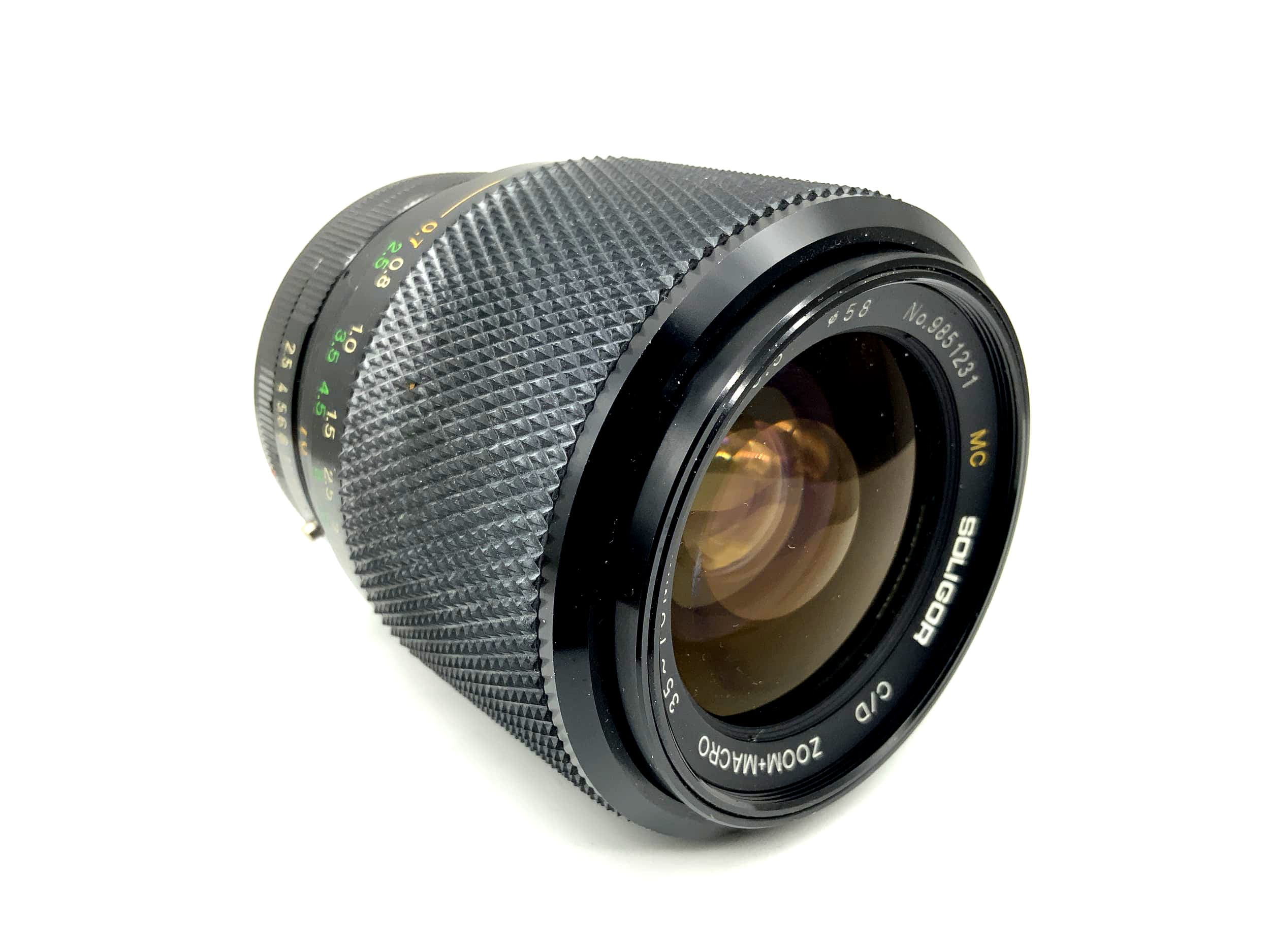 Soligor 35-70mm 1:2.5-3.5 Objektiv MC C/D Zoom+Macro Kamera Lens (Canon FD)