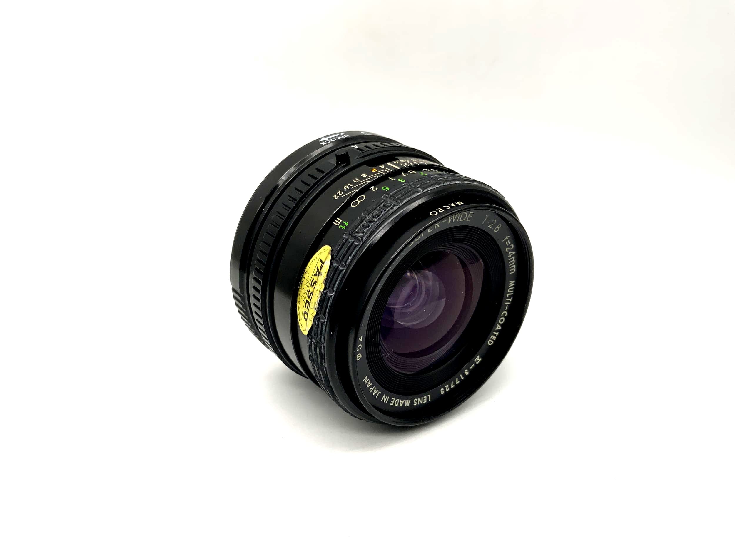 Sigma 24mm 1:2.8 Objektiv Super-Wide Multi-Coated Macro Kamera Lens (Canon FD)