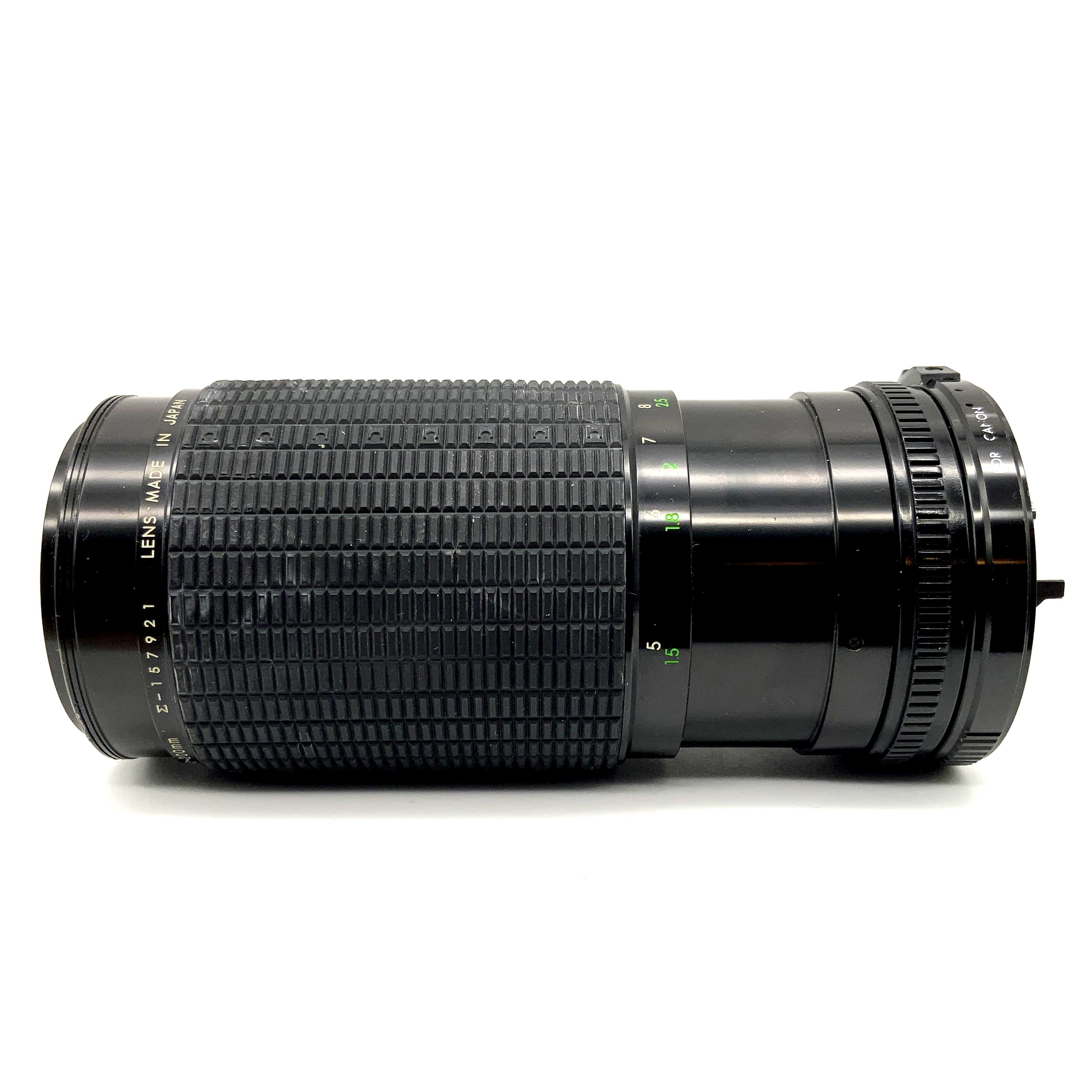 Sigma 80-200mm 1:3.5-4 Objektiv High Speed Zoom Multi Coated Lens (Canon FD)
