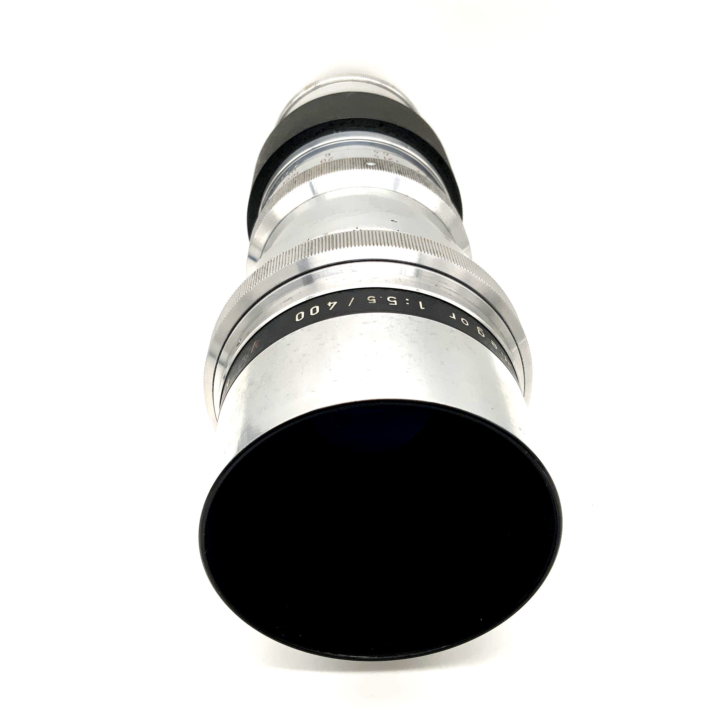Meyer Optik Görlitz 400mm 1:5.5 Objektiv red V Telemegor Kamera Lens (M42)