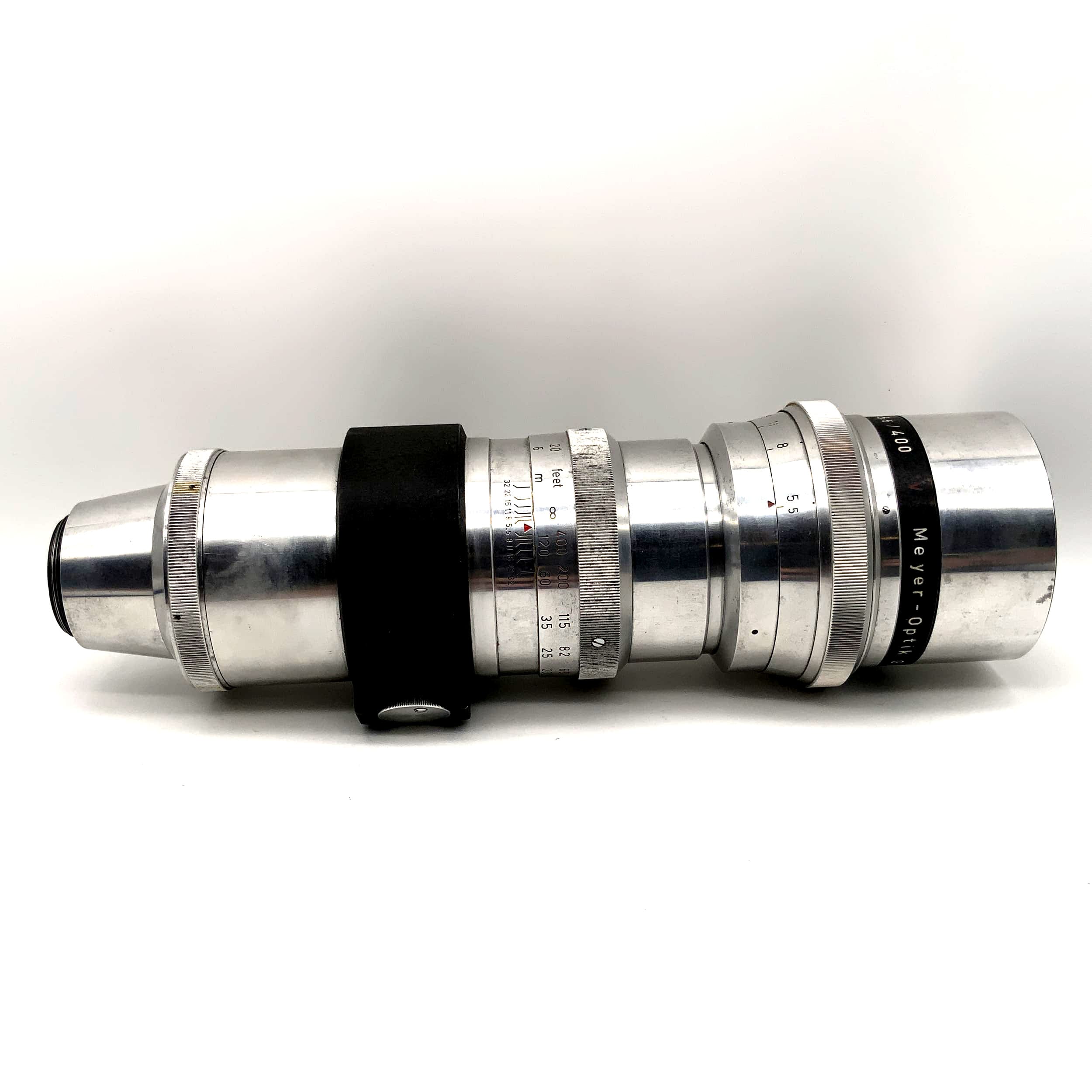 Meyer Optik Görlitz 400mm 1:5.5 Objektiv red V Telemegor Kamera Lens (M42)