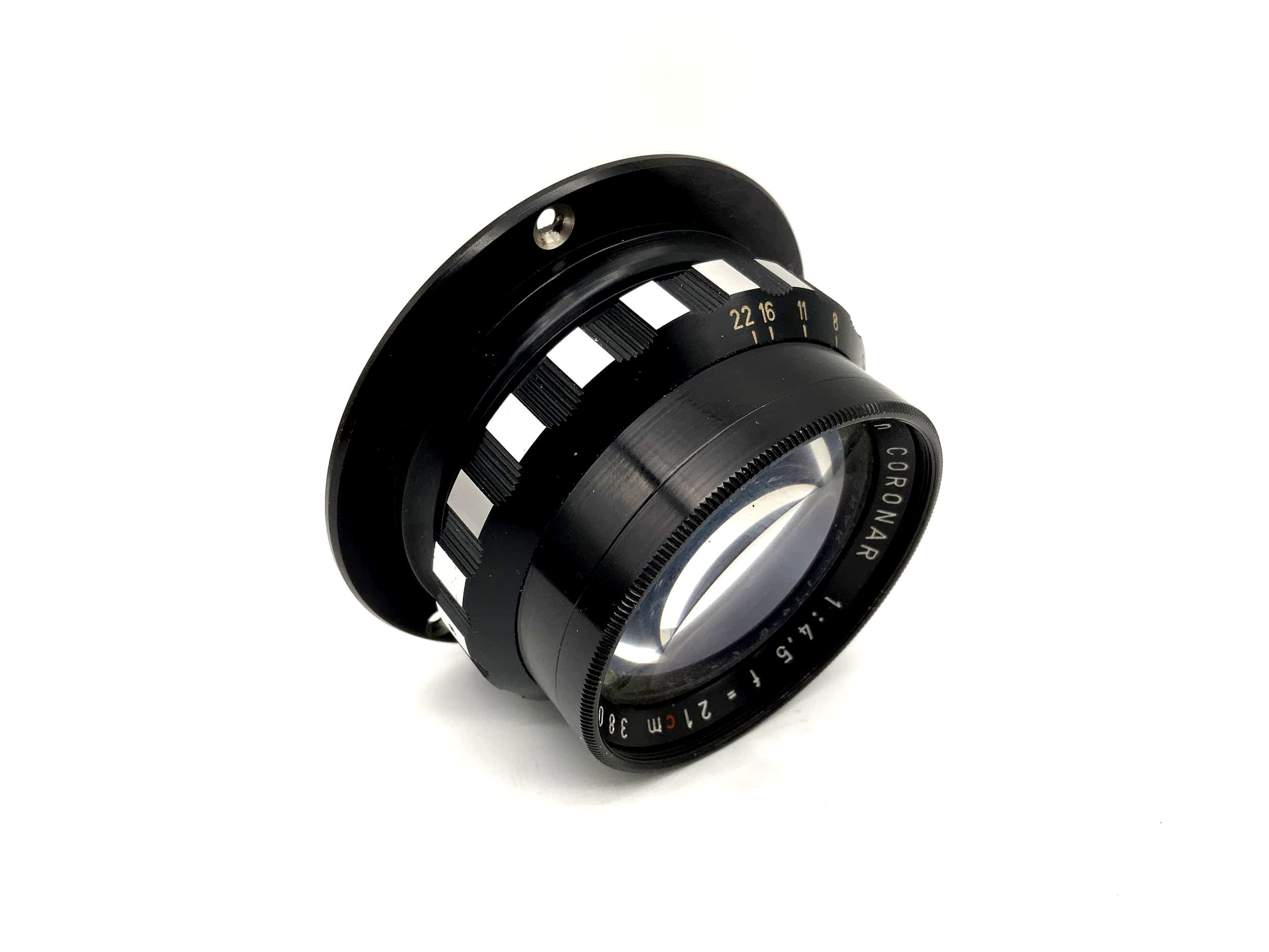 Friedrich München 21cm 1:4.5 Objektiv Coronar 210mm Zebra für Plattenkameras 60?