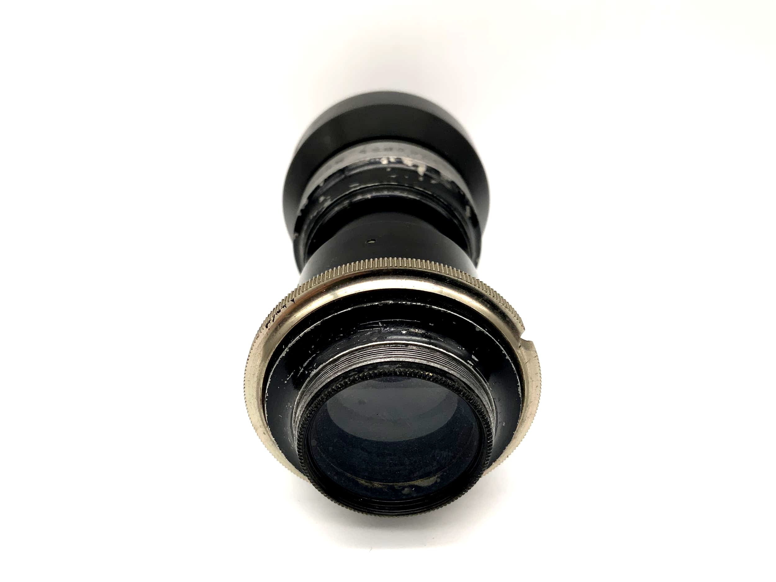 Rietzschel München Teleobjektiv Telinear No.0 Lens (für Plattenkamera 31mm?)