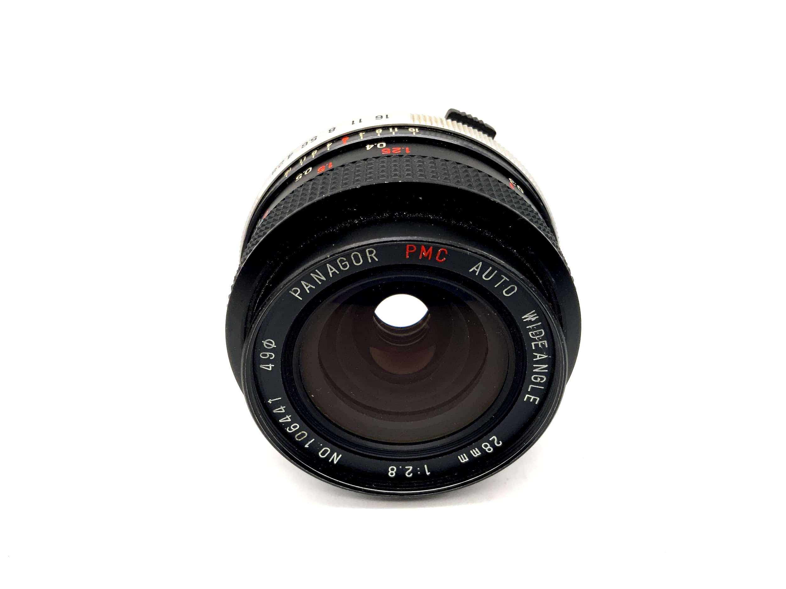 Panagor 28mm 1:2.8 Objektiv PMC Auto Wide Angle Kamera Camera Lens (Olympus OM)