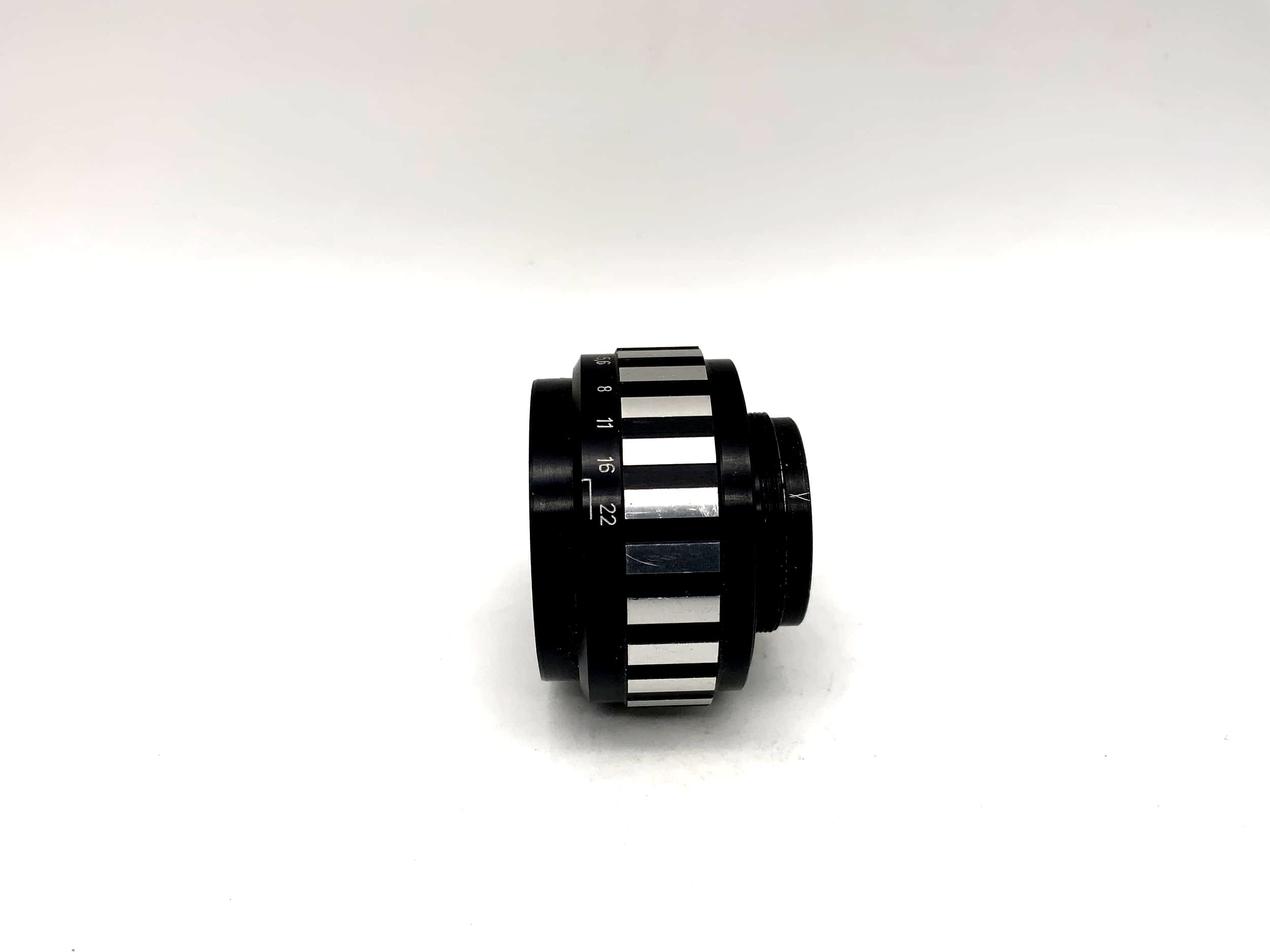 Meopta 75mm 1:4.5 Vergrößerungsobjektiv Belar Enlarger Zebra (23,5mm Gewinde)