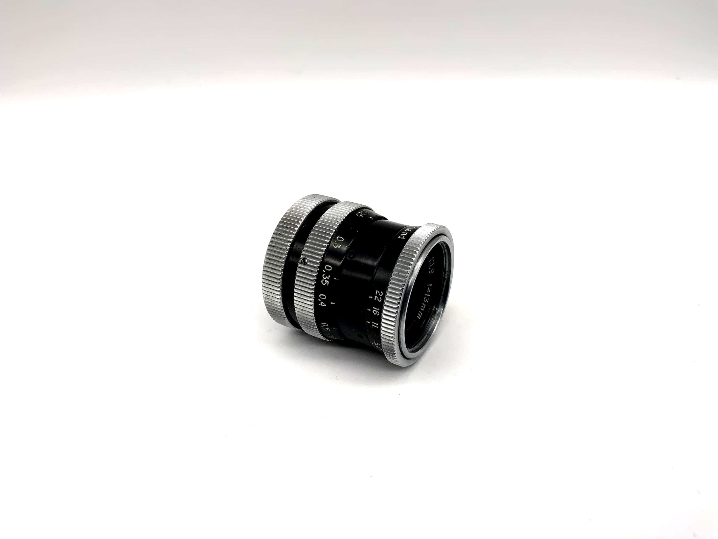 Objectif Kern Paillard Yvar 13 mm 1:1.9 Objectif vidéo Bolex AR
