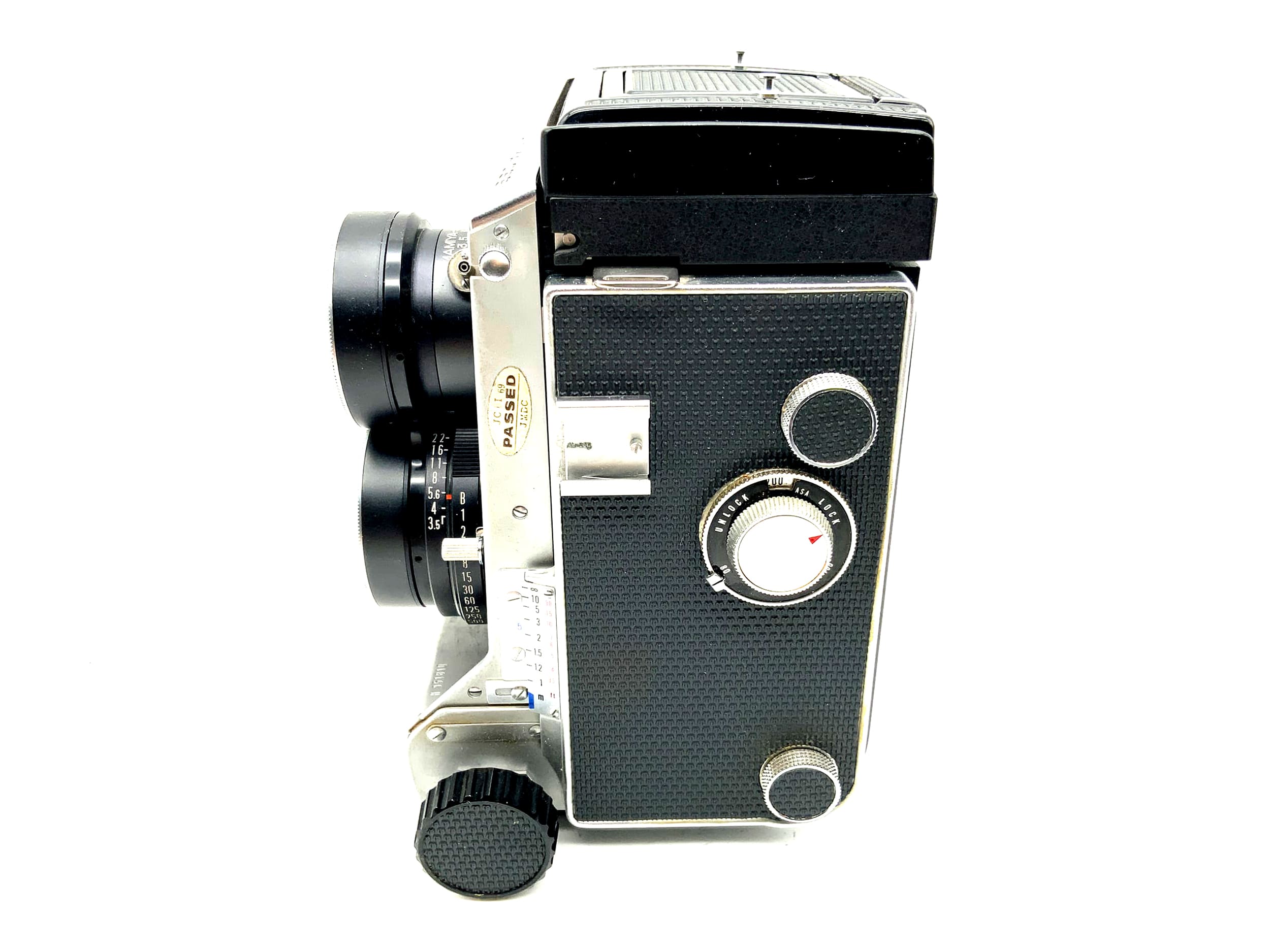 Mamiya C33 TLR mit Sekor 1:3.5/65mm Seiko Professional zweiäugige Kamera