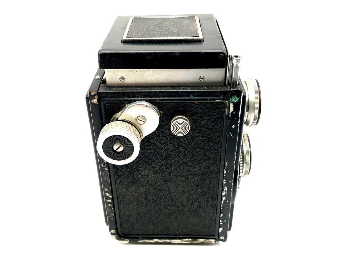 Welta Reflexiona II TLR with E.Ludwig Meritar red V 1:3.5 f=75mm Cludor two-lens