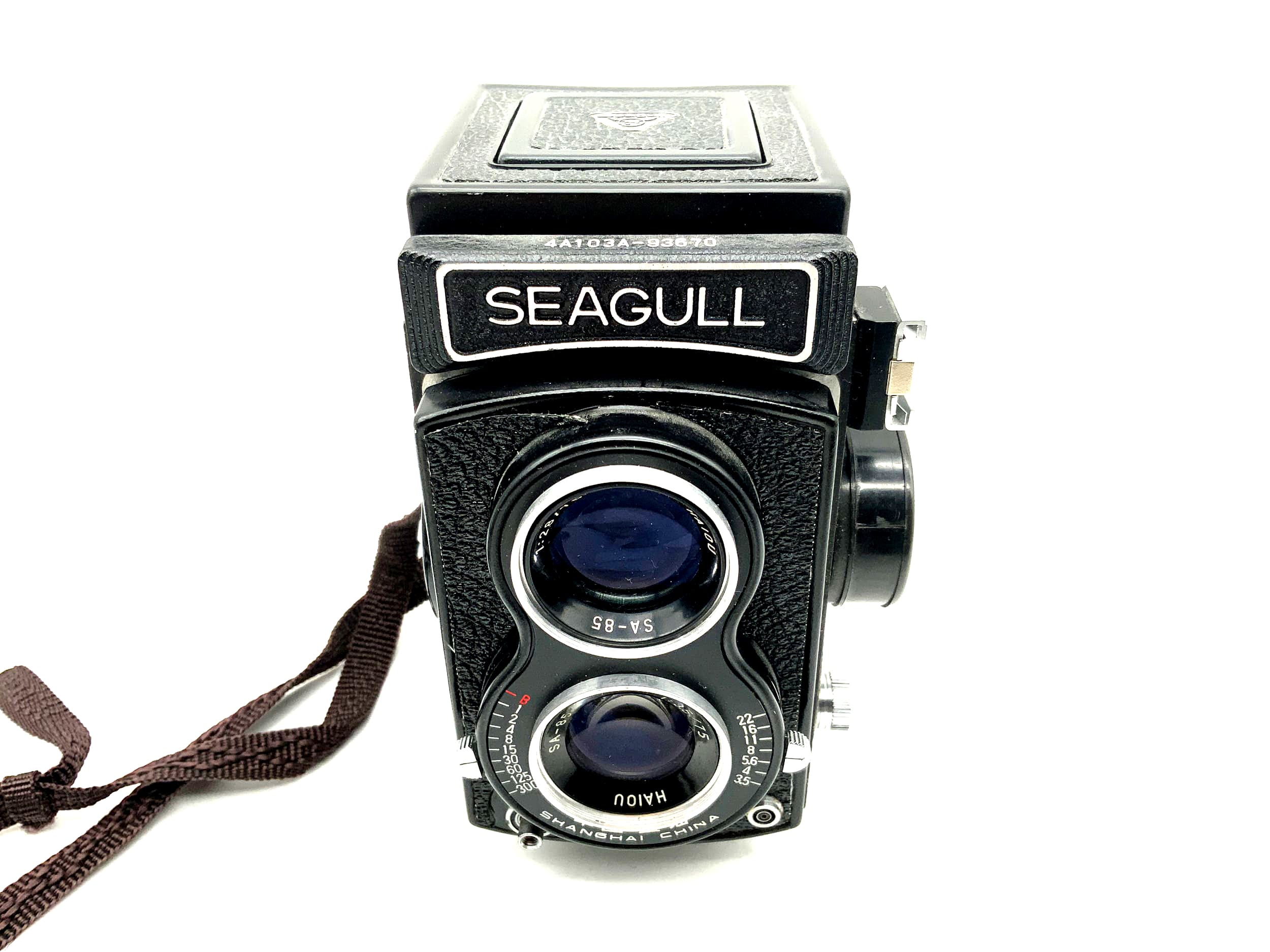 Seagull 4A-103 TLR mit Haiou SA-85 1:3.5/75 zweiäugige Kamera