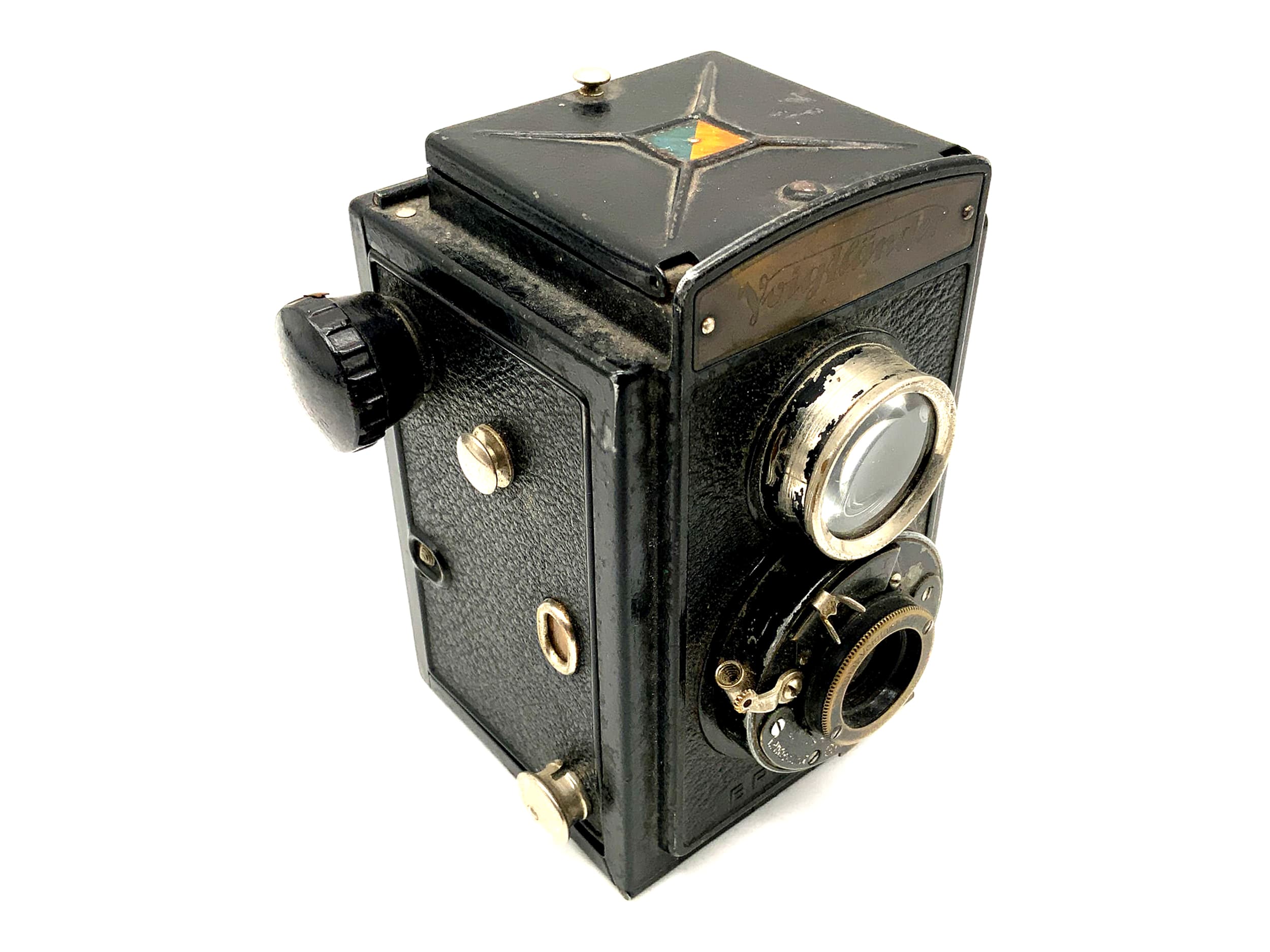 Voigtländer Brillant TLR mit Anastigmat Voigtar 1:6.3/75mm zweiäugige Kamera