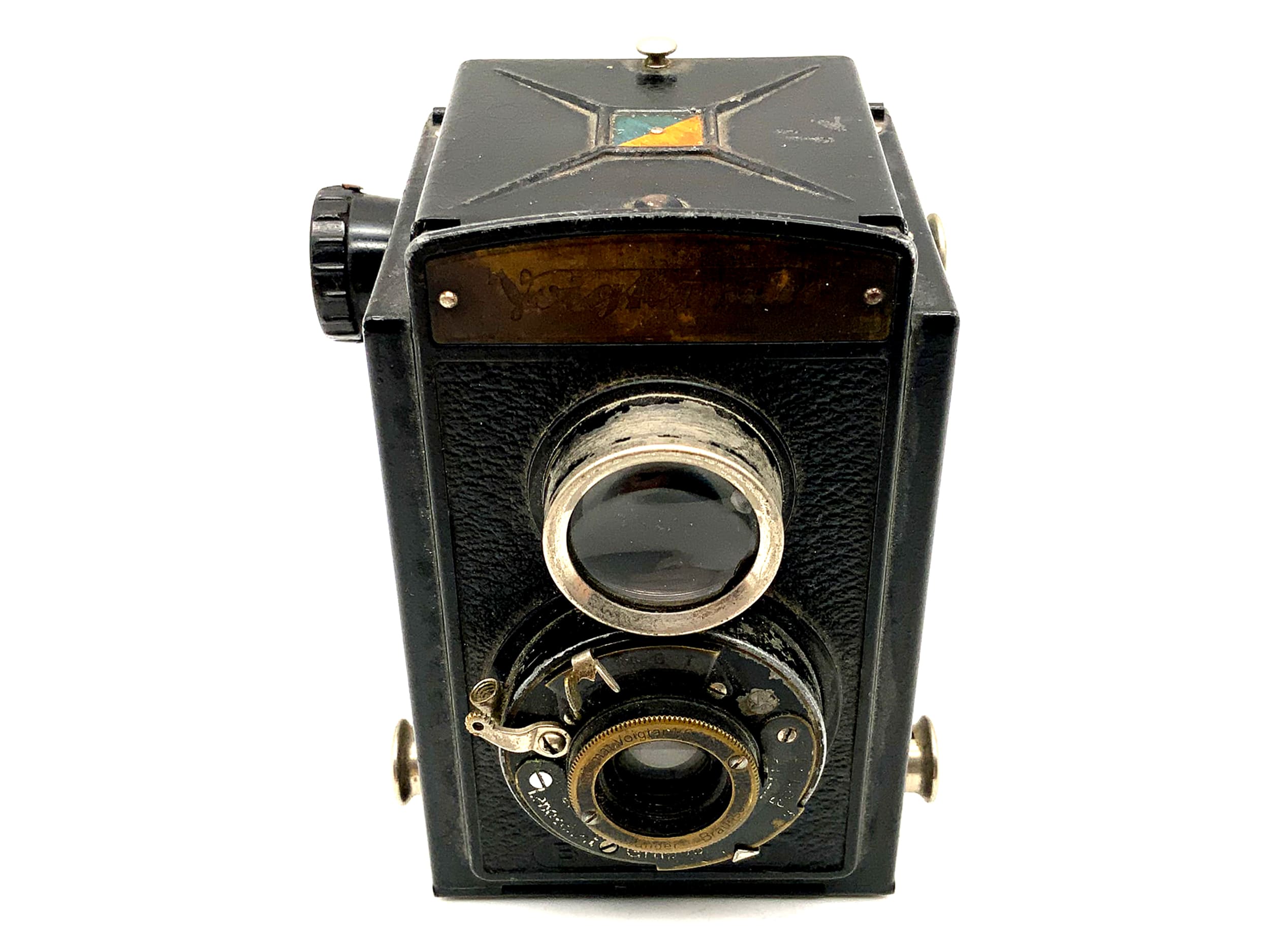 Voigtländer Brillant TLR mit Anastigmat Voigtar 1:6.3/75mm zweiäugige Kamera