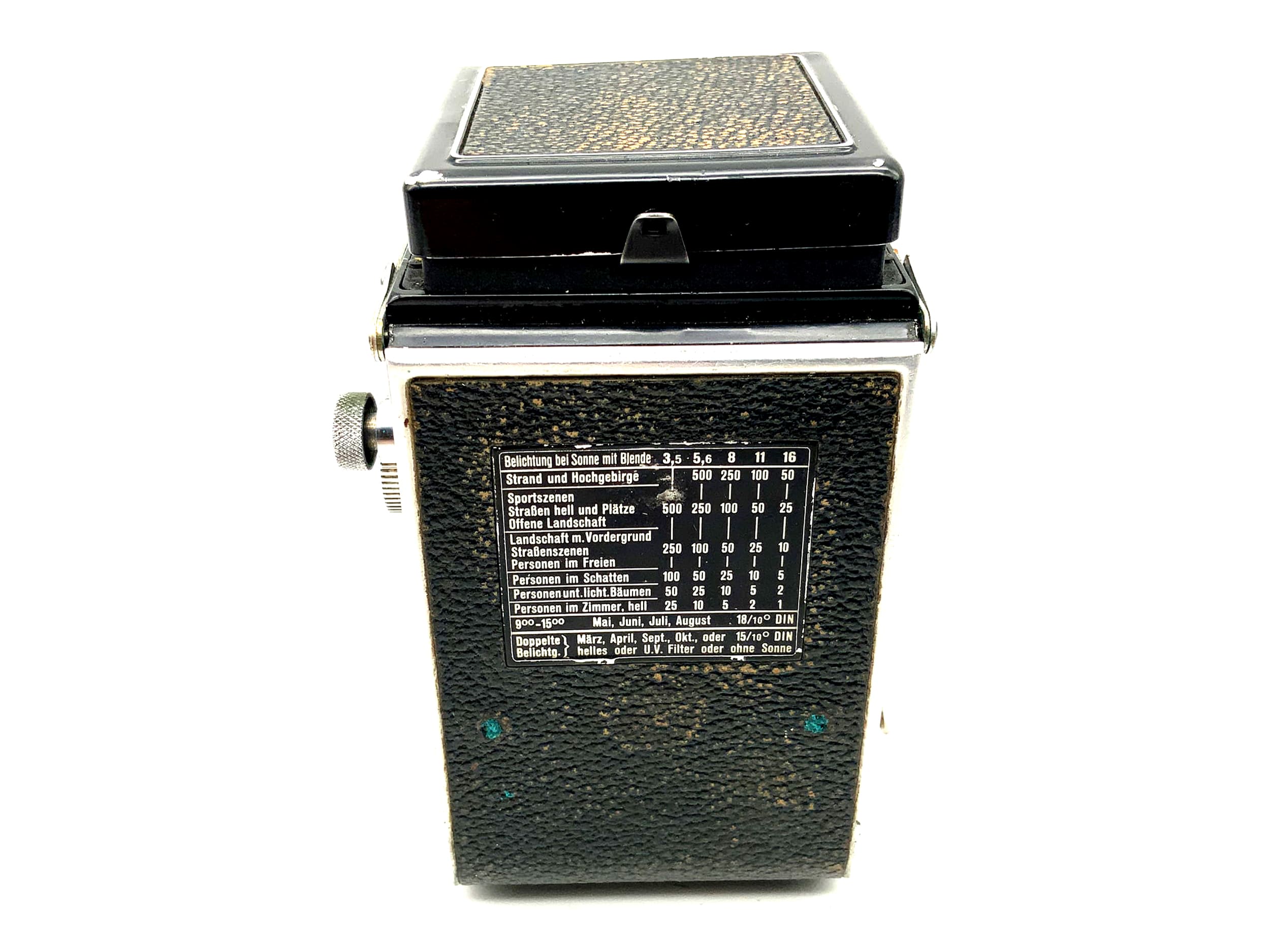 Rollei Rolleiflex TLR mit Tessar 1:3.5 f=7.5cm Compur Rapid zweiäugige Kamera