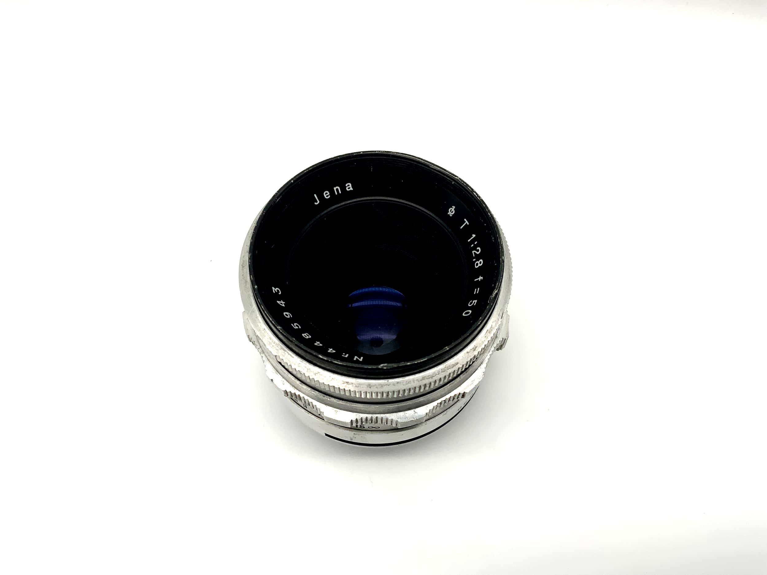 Carl Zeiss 50mm 1:2.8 Objektiv Tessar Kamera Camera Lens (Praktina)