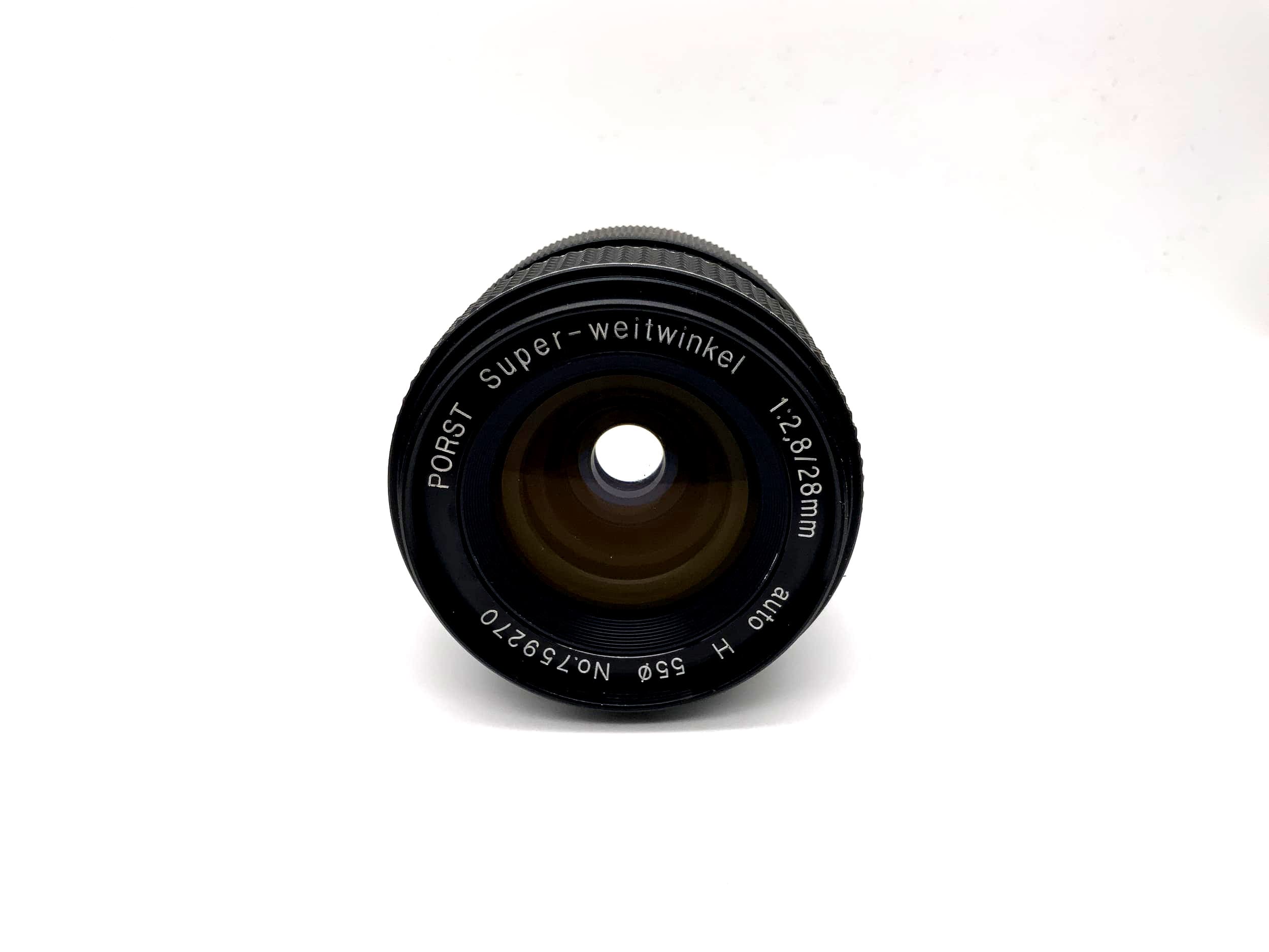 Porst 28mm 1:2.8 Objektiv Super-Weitwinkel auto H Kamera Camera Lens (M42)