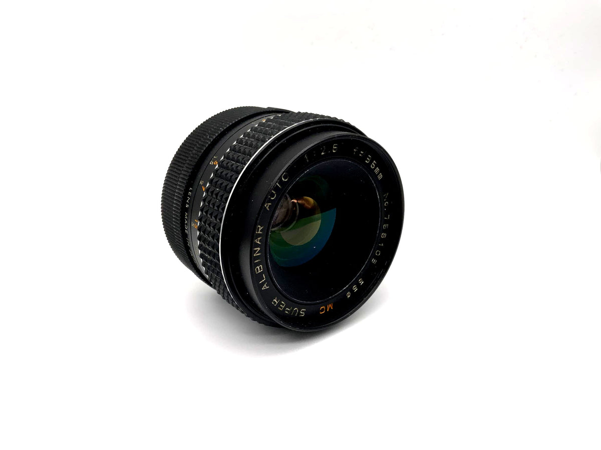Objectif Albinar 35 mm 1:2.8 MC Super Auto pour appareil photo (M42)