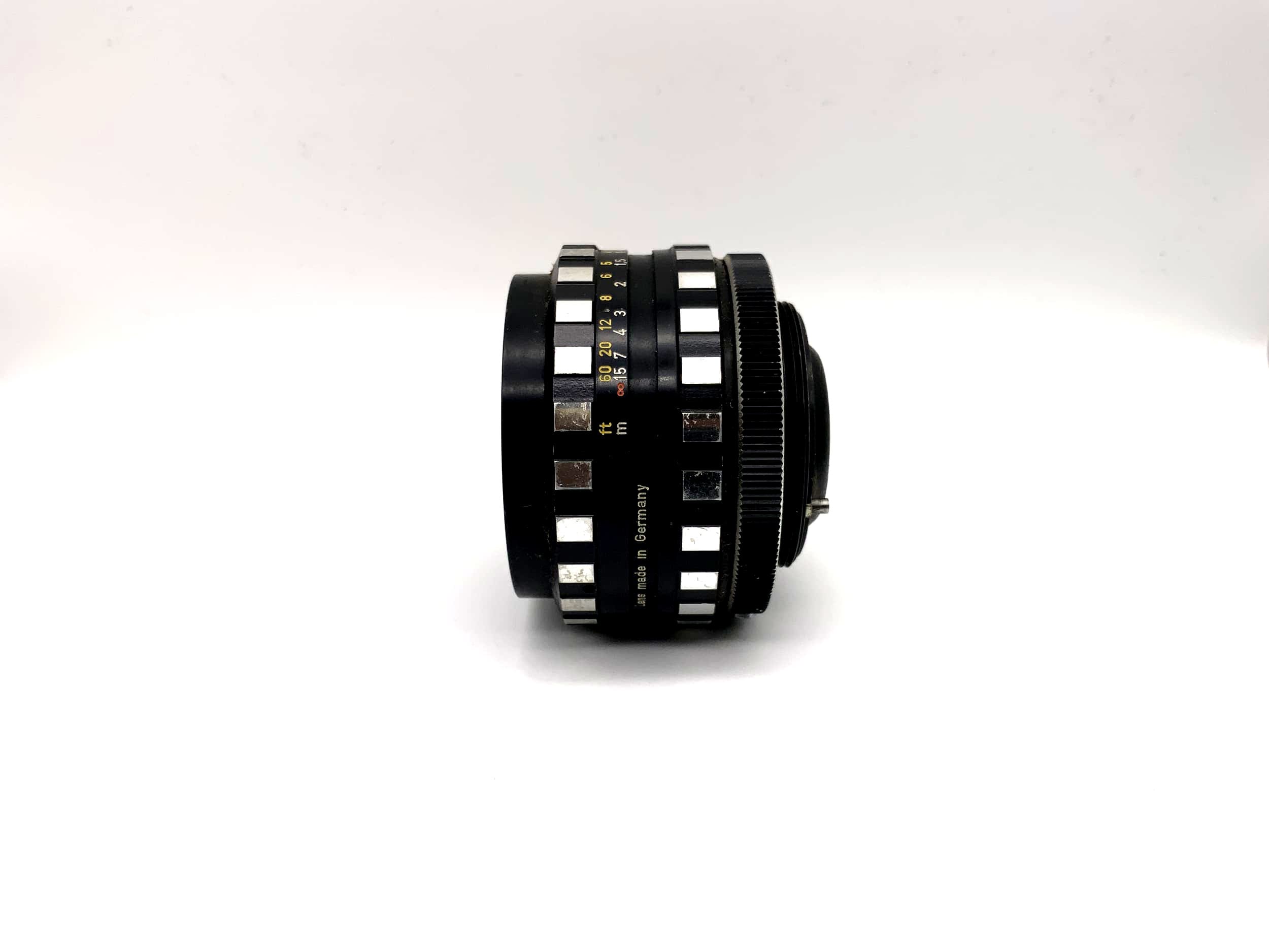 A.Schacht Ulm 35mm 1:2.8 Objektiv Zebra 35R S-Travegon Kamera Lens (M42)