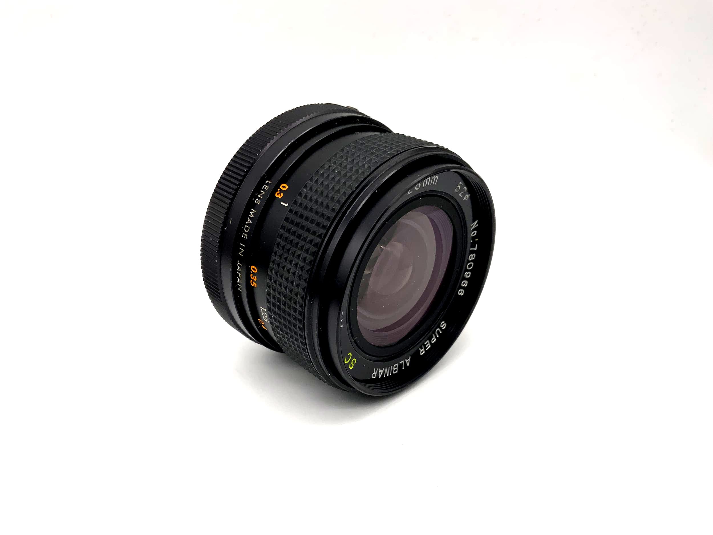 Objectif Albinar 28 mm 1:2.8 Super Albinar SC automatique (Minolta MD)