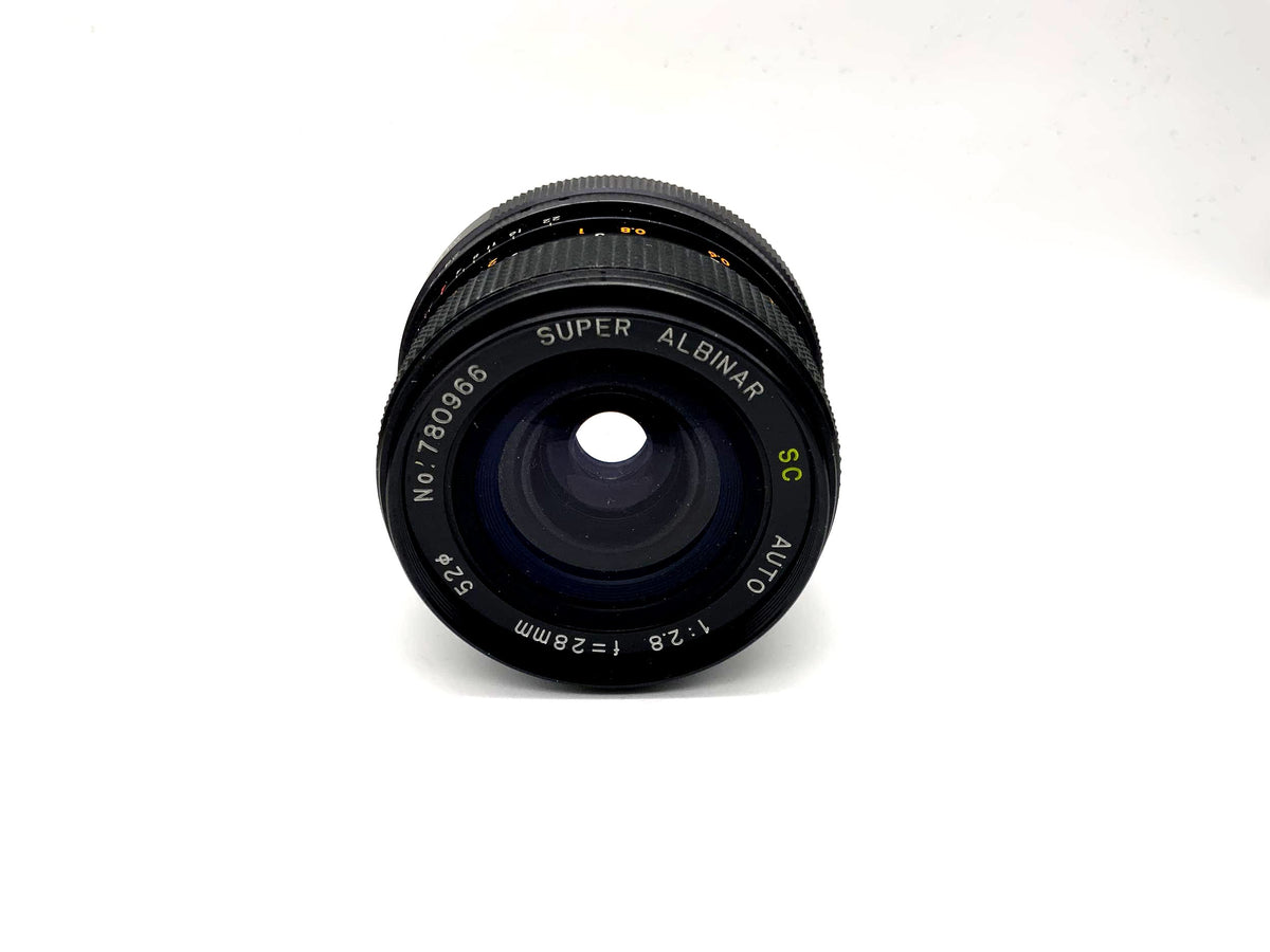 Objectif Albinar 28 mm 1:2.8 Super Albinar SC automatique (Minolta MD)