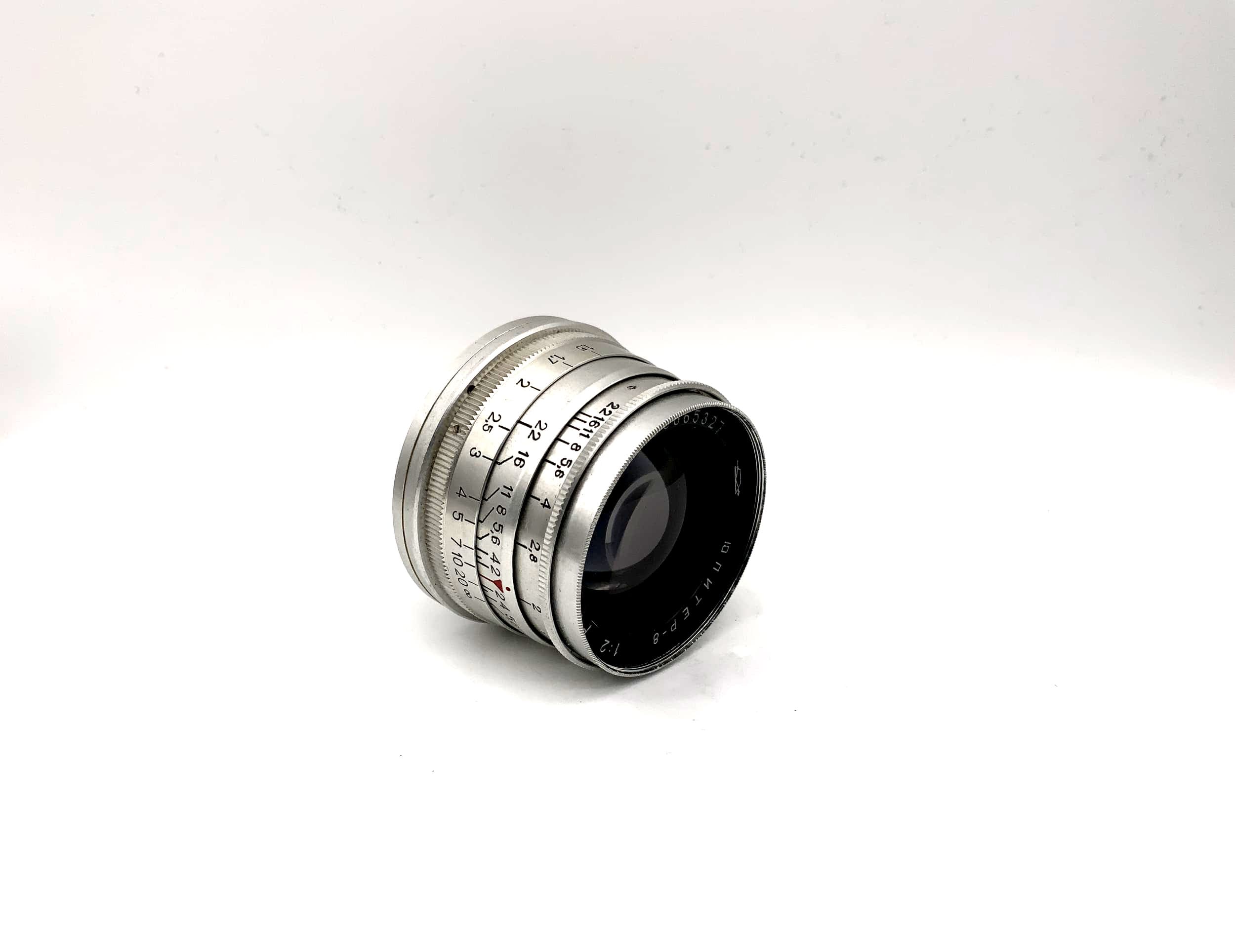 KMZ 50mm 1:2 Objektiv L39 passend für Leica Jupiter-8 5cm Kamera Lens (M39)