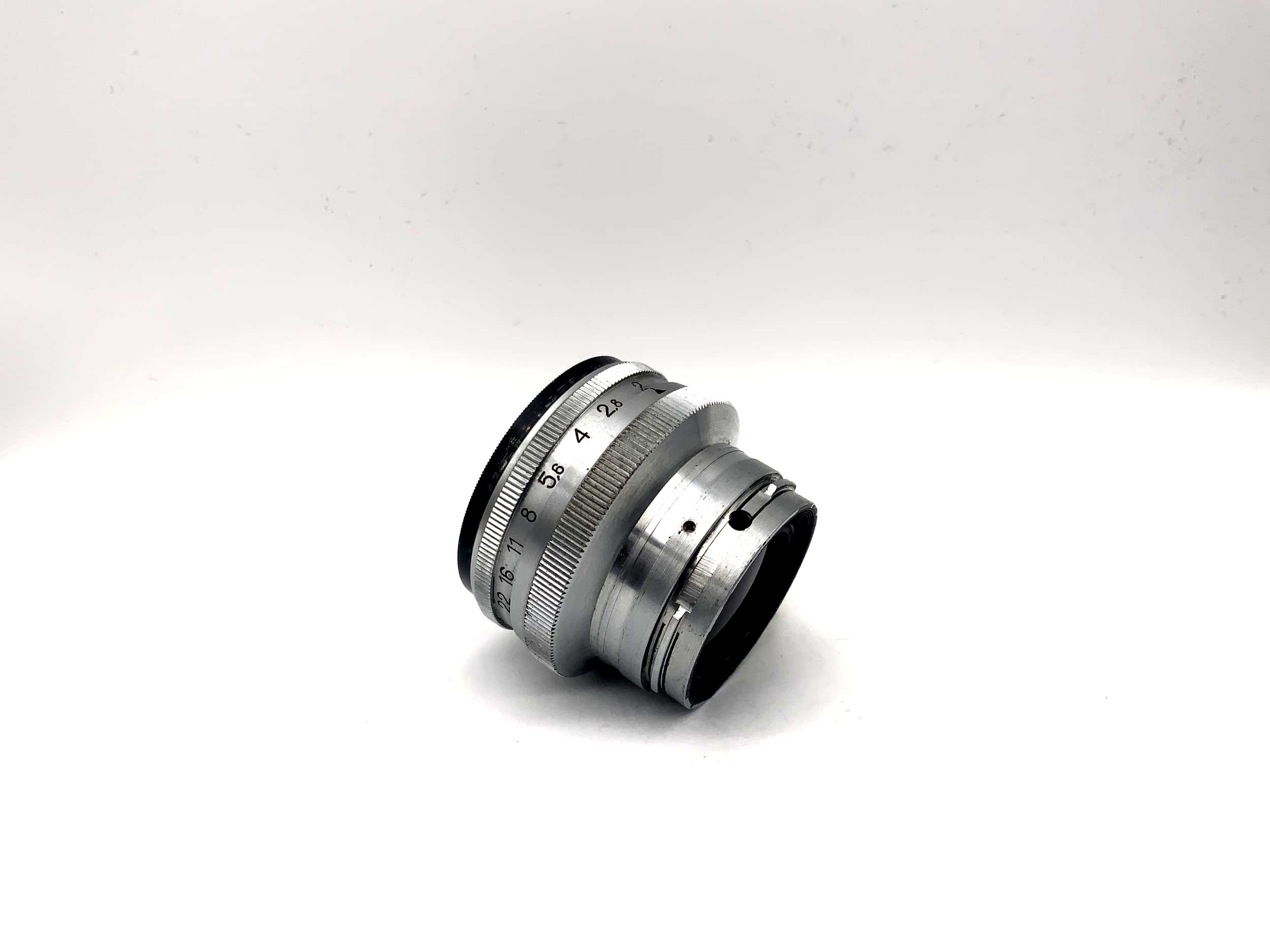 KMZ 50mm 1:2 Objektiv Jupiter-8M 5cm rot P Kamera Camera Lens (Contax RF)