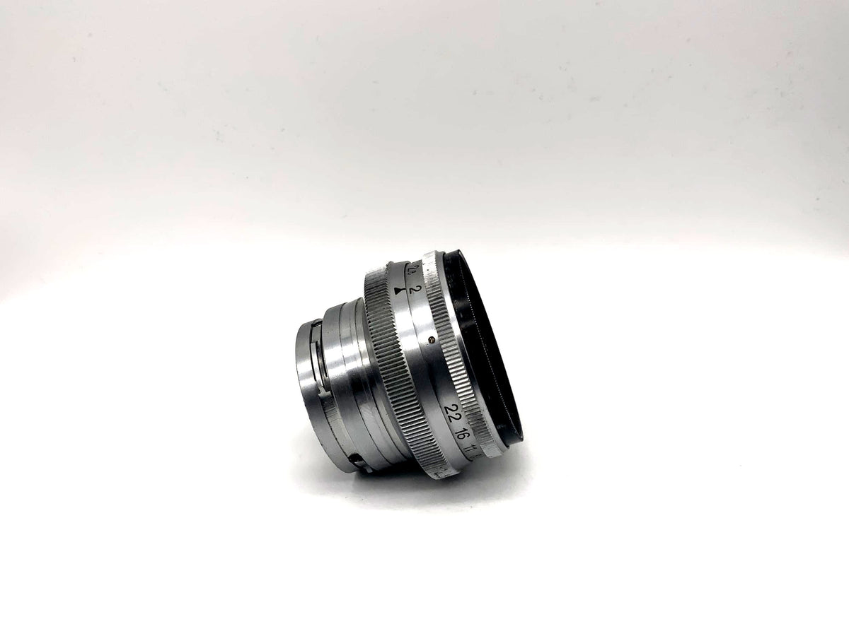 KMZ 50mm 1:2 Objektiv Jupiter-8M 5cm rot P Kamera Camera Lens (Contax RF)