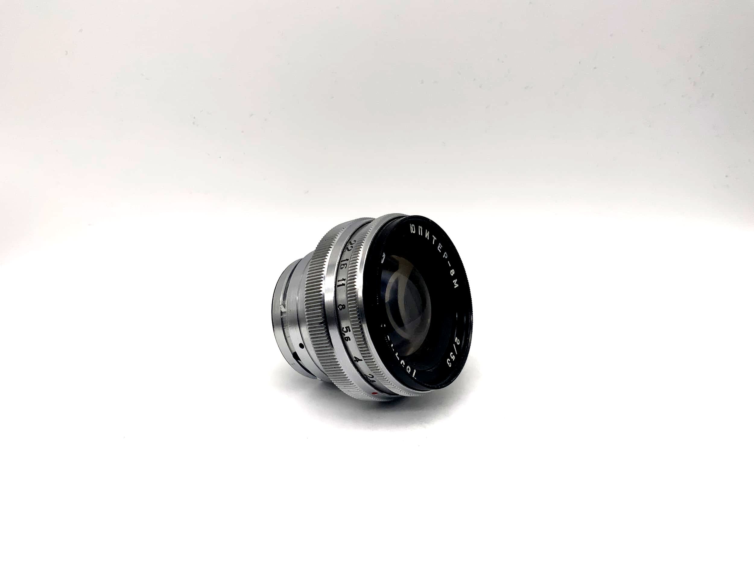 KMZ 53mm 1:2 Objektiv Jupiter 8M Kamera Camera Lens (Contax RF)
