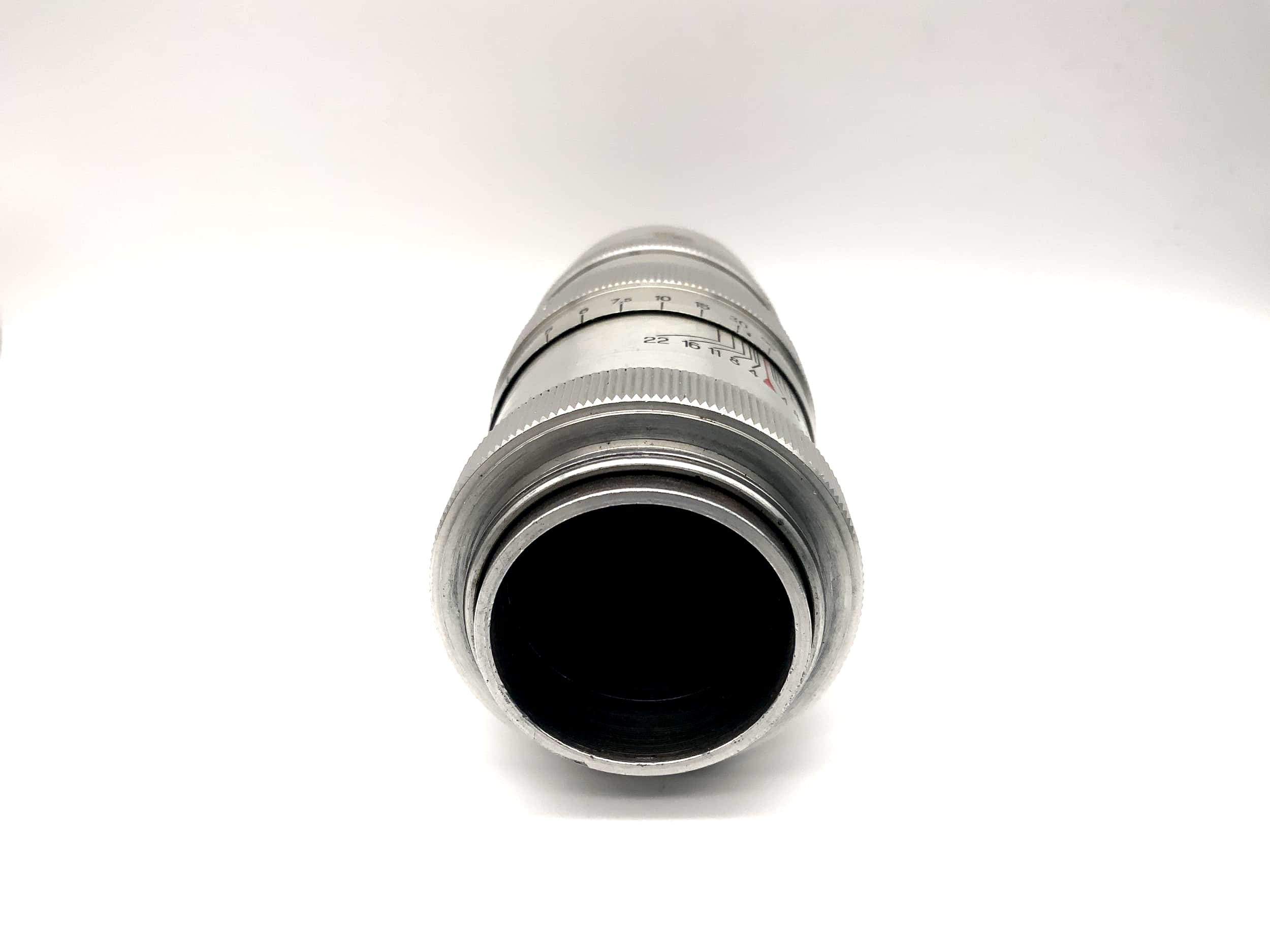 Jupiter-11 red P 135mm 1:4 Objektiv 13,5cm für Messsucher Rangefinder Lens (M39)