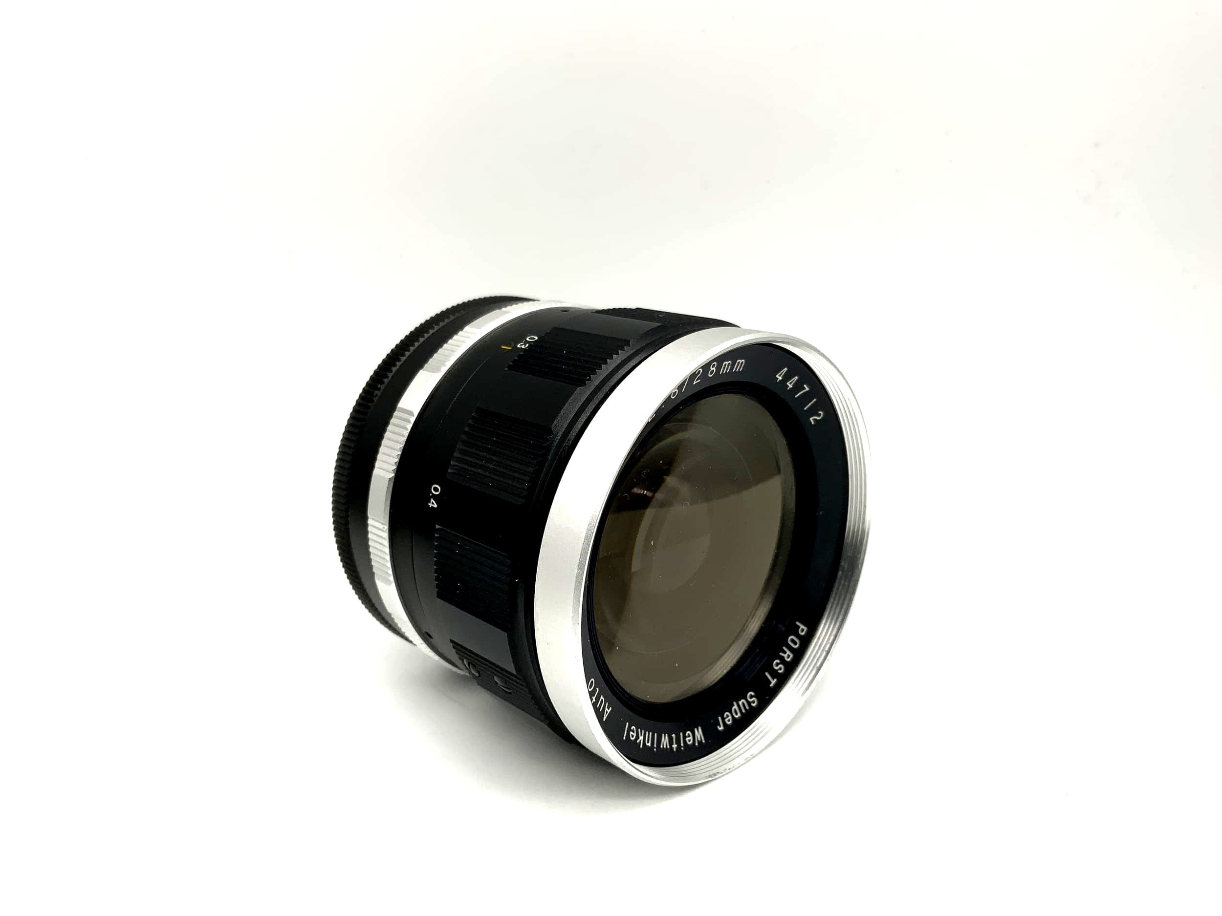 Porst 28mm 1:2.8 Objektiv Super Weitwinkel Auto Kamera Lens (M42)