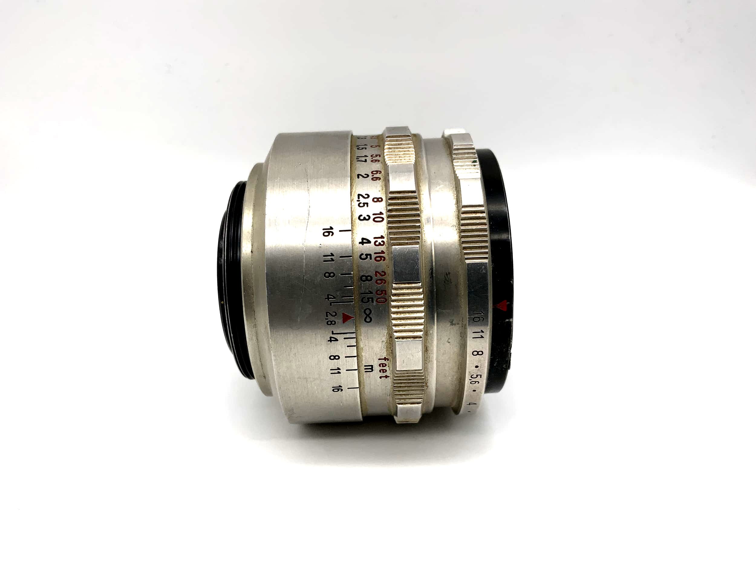 Carl Zeiss 50mm 1:2.8 Objektiv Tessar Kamera Lens (M42)